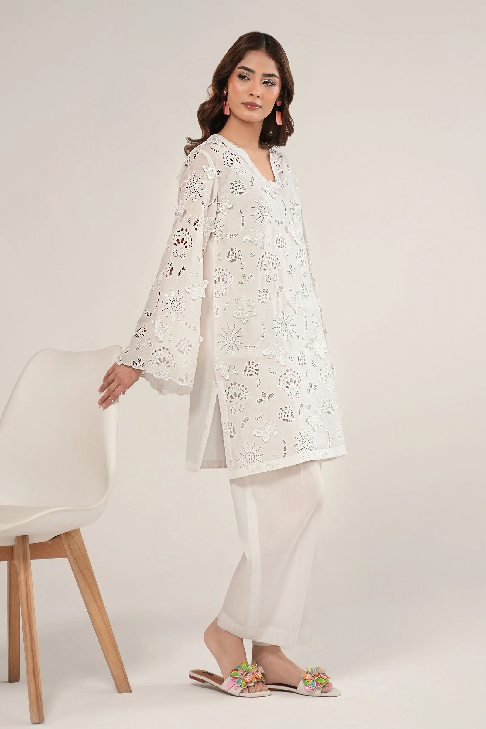 2 Pc Embroidered Lawn Suit - Image 7