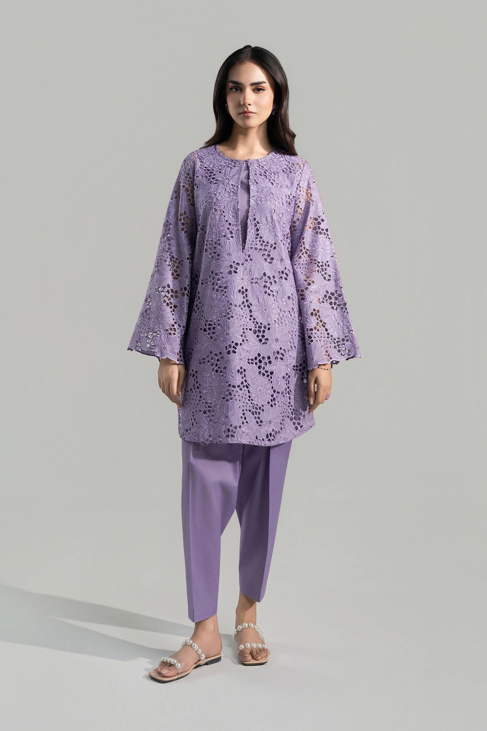 2 Pc Embroidered Lawn Suit