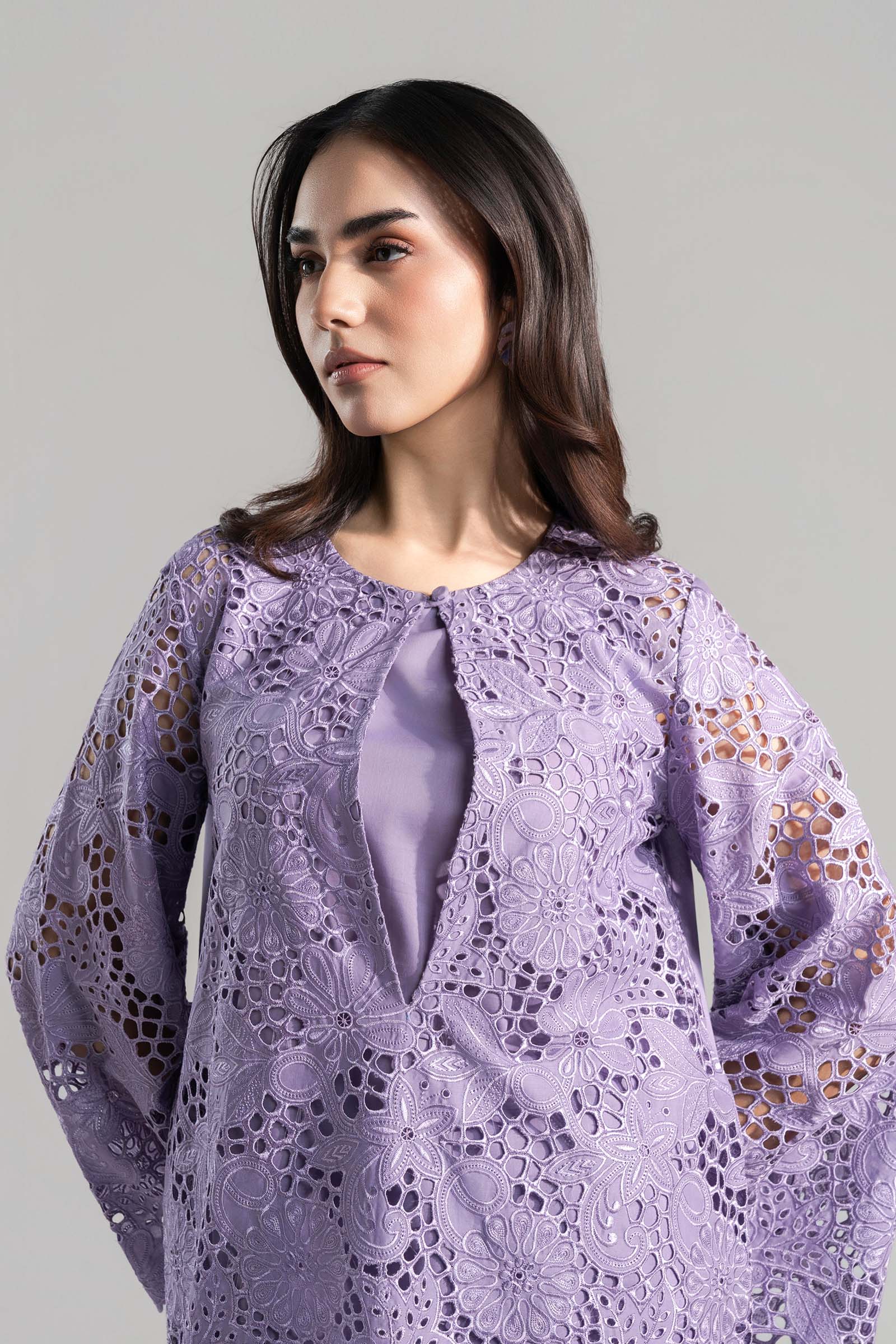 2 Pc Embroidered Lawn Suit - Image 2