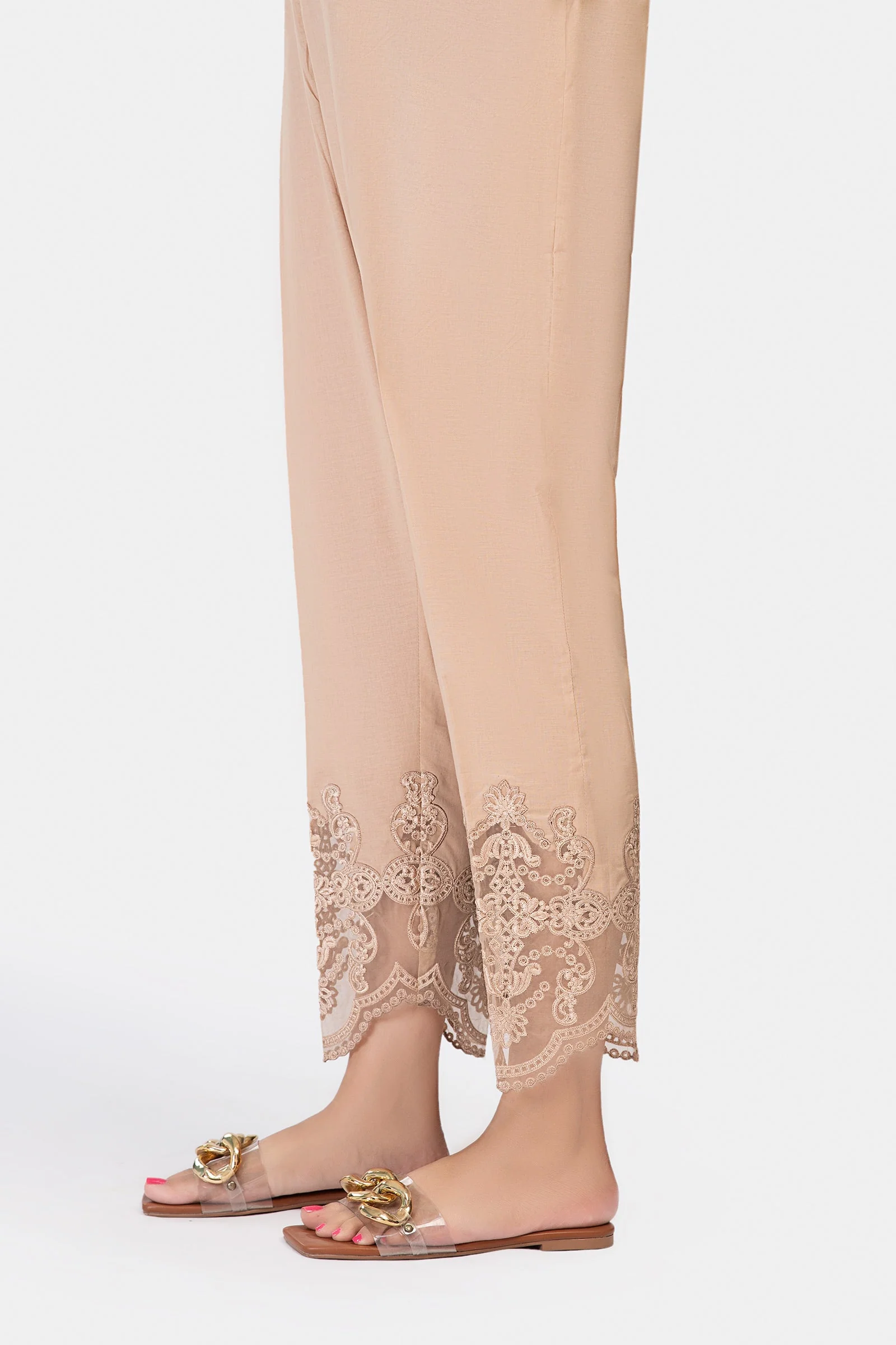 Embroidered Cambric Trouser | MB-EA23-164 - Image 2