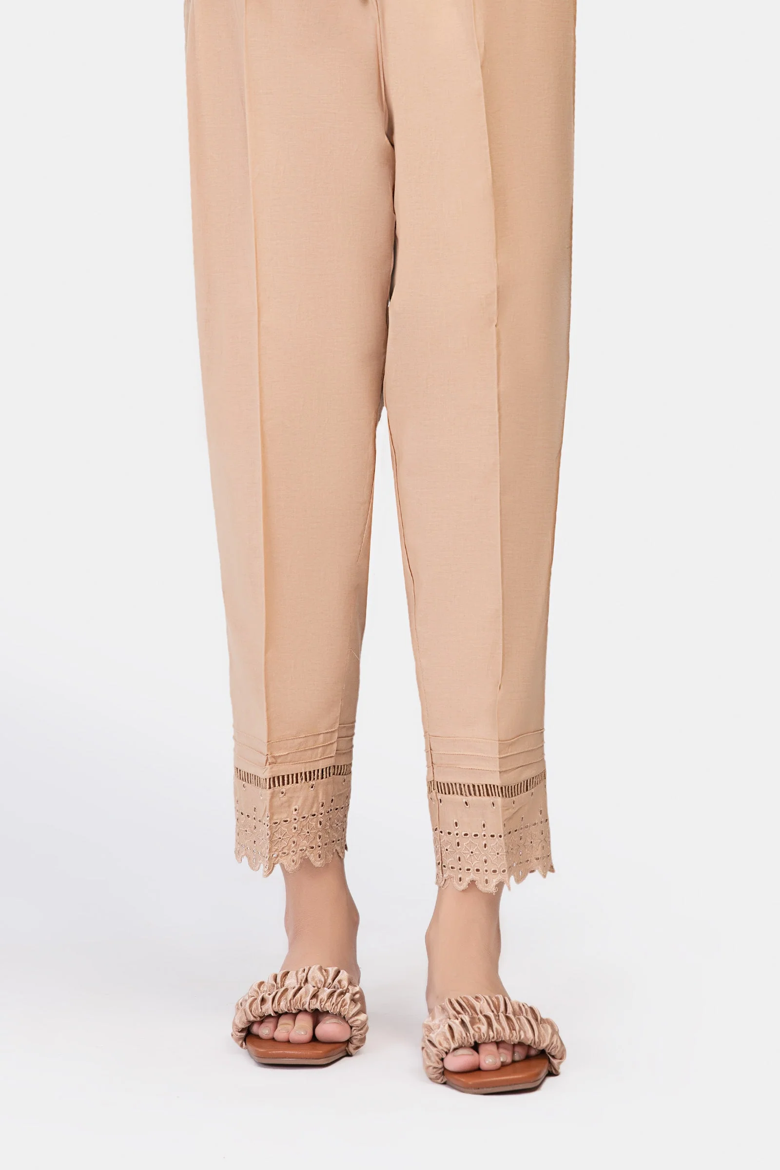 Embroidered Cambric Trouser | MB-EA23-165