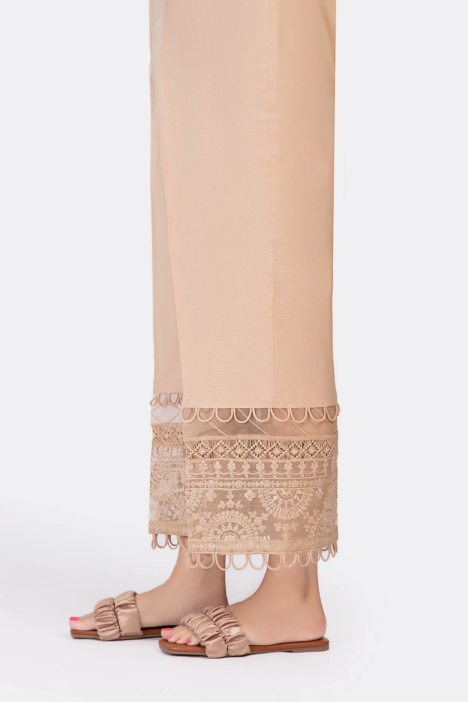 Embroidered Cambric Trouser | MB-EA23-168 - Image 2