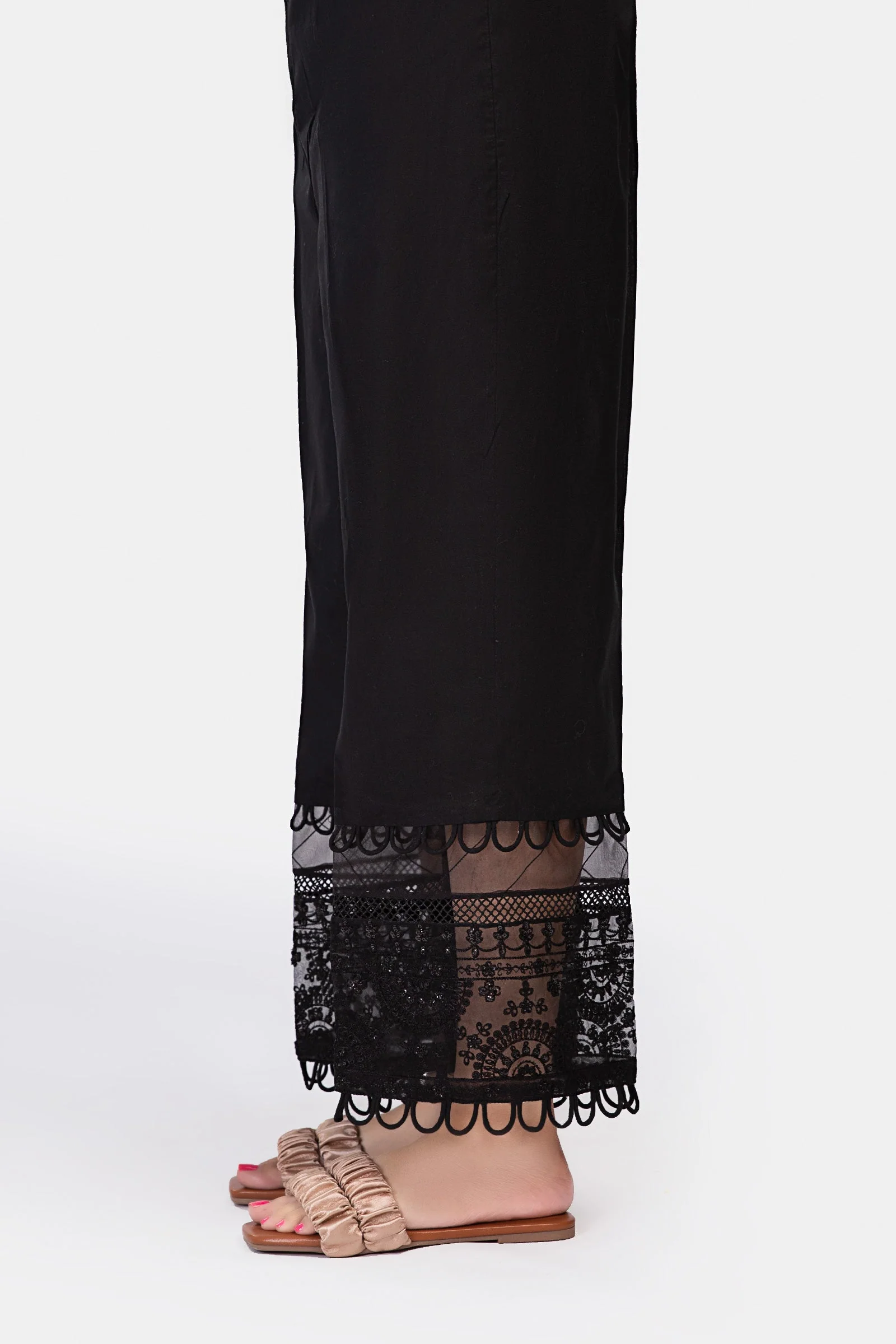 Embroidered Cambric Trouser | MB-EA23-168 - Image 2
