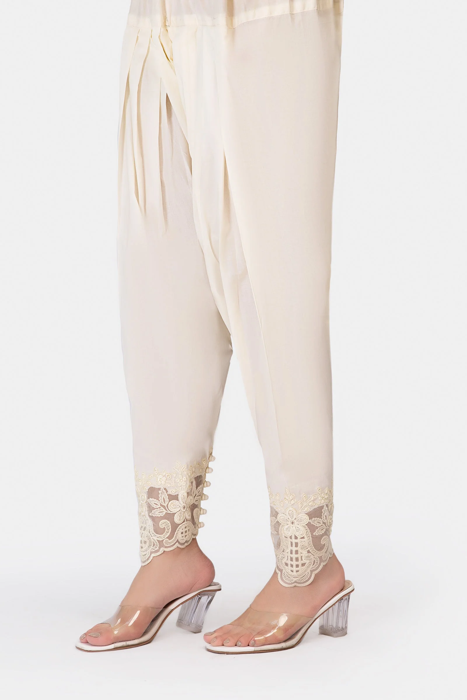 Embroidered Cotton Shalwar | MB-EA23-170 - Image 2