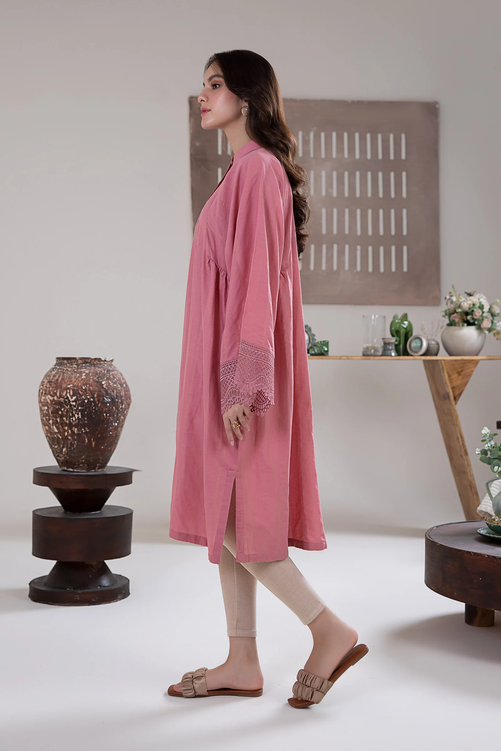 Embroidered Lawn Tunic - Image 4
