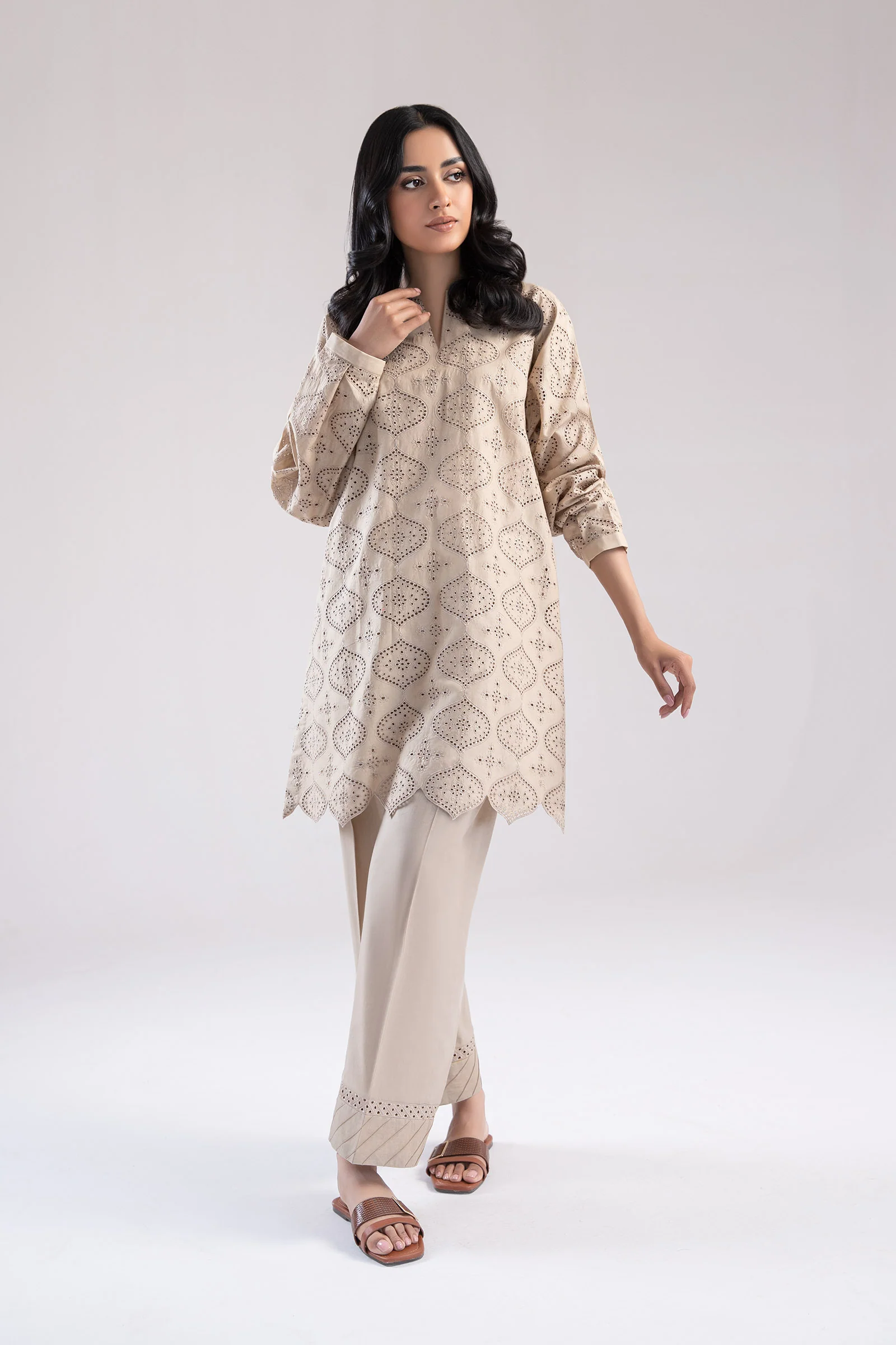 Embroidered Lawn Co-Ord Set