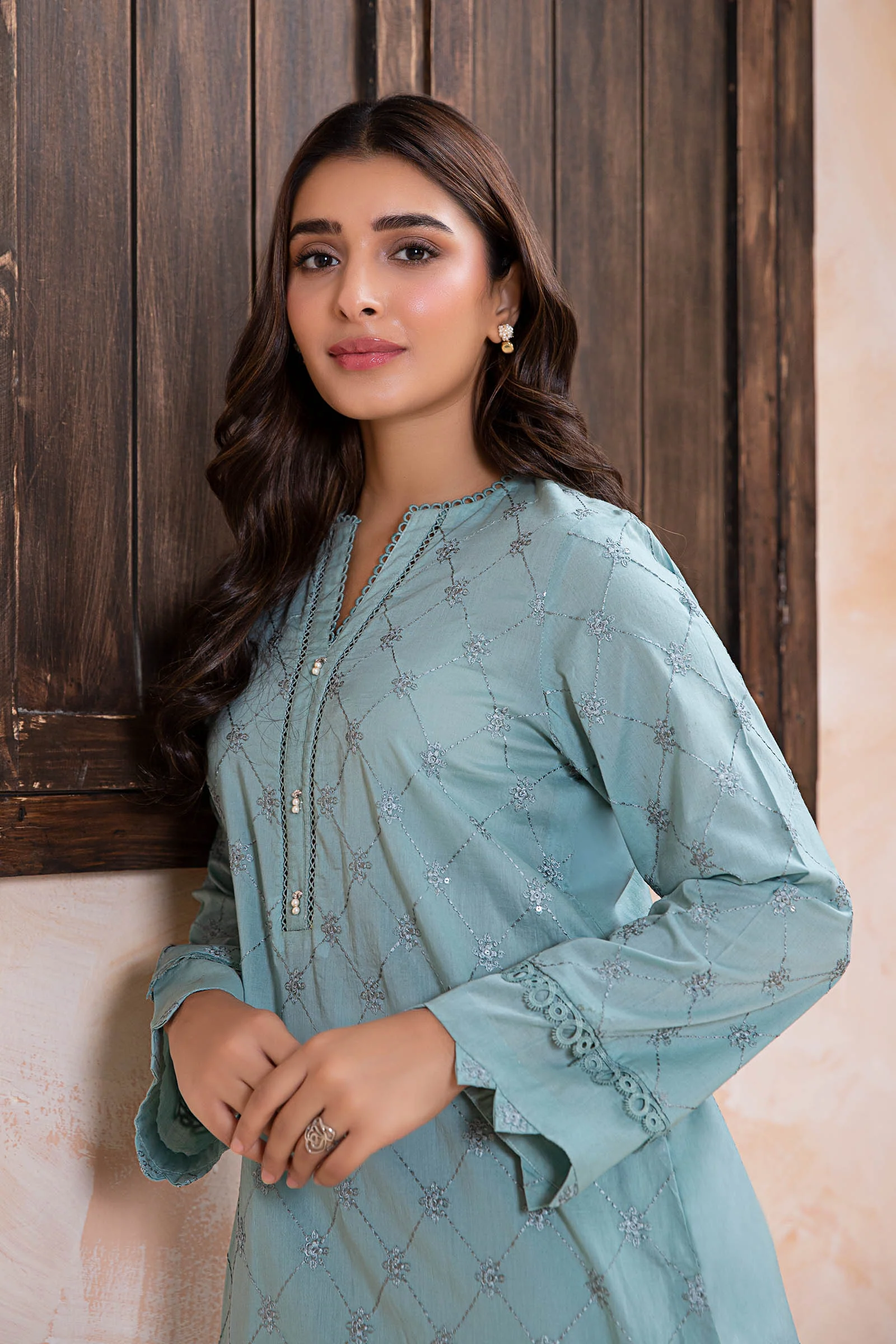 2 Piece Embroidered Lawn Suit - Image 2