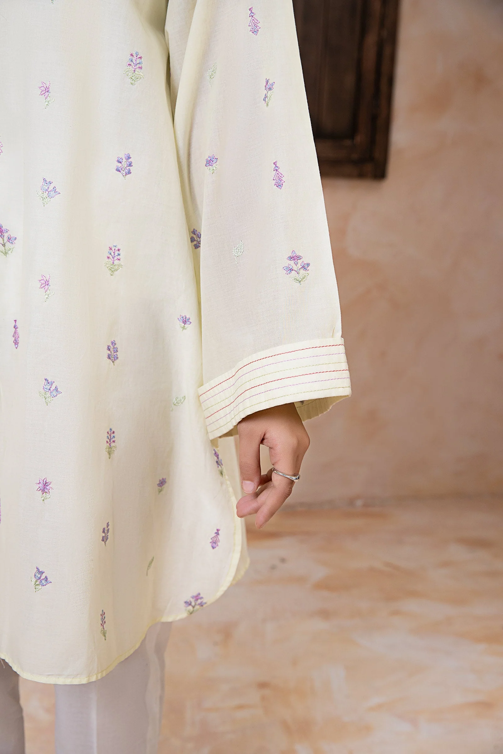 Embroidered Lawn Tunic - Image 3