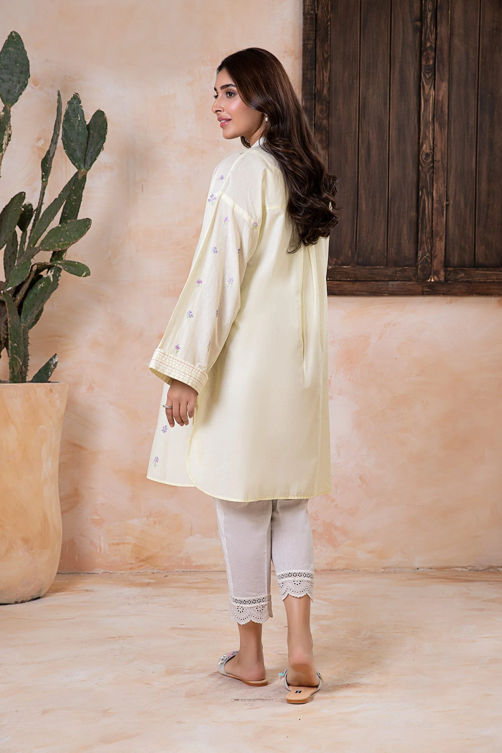Embroidered Lawn Tunic - Image 5
