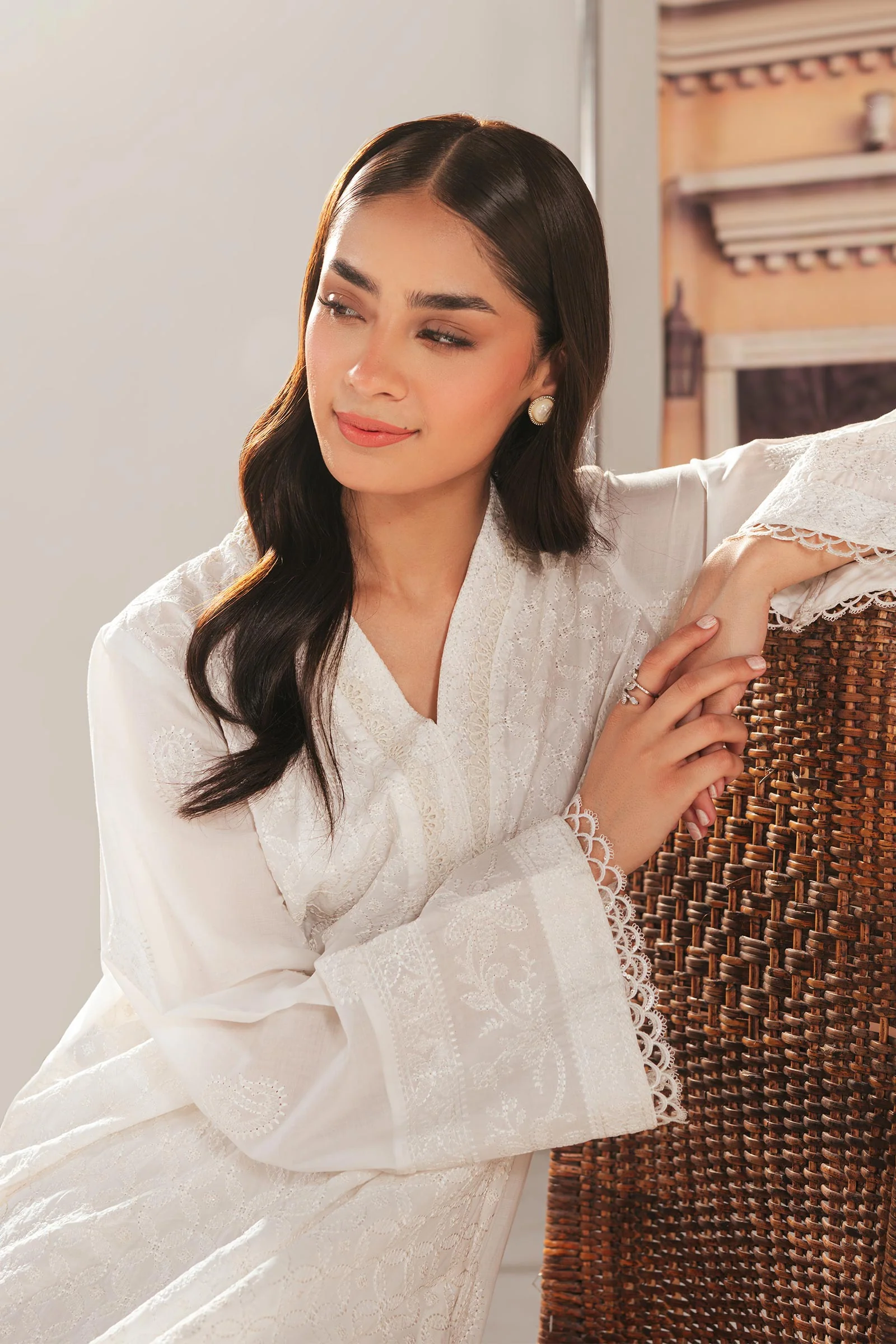 Embroidered Lawn Kurta - Image 3