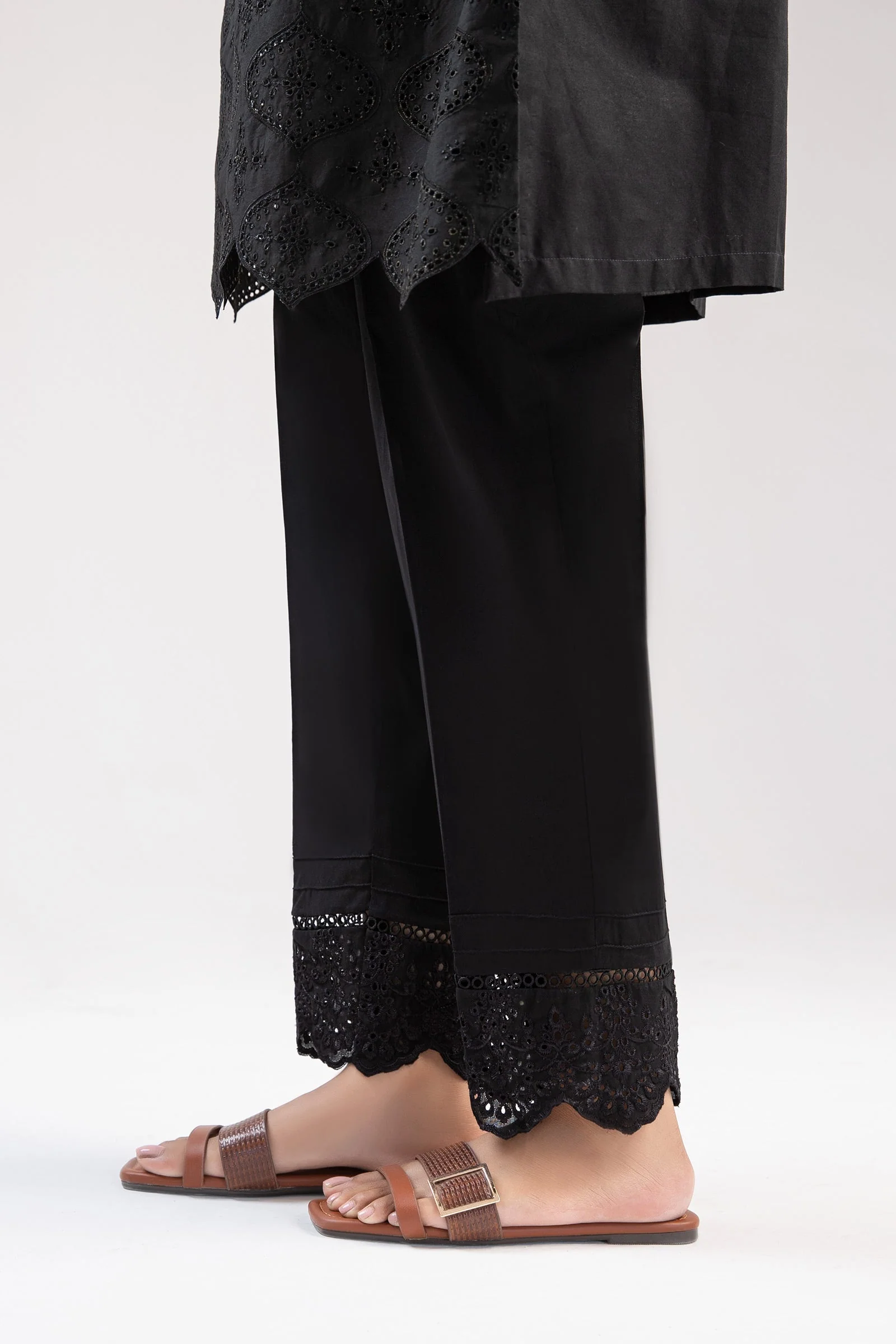 Cambric Straight Trousers - Image 2