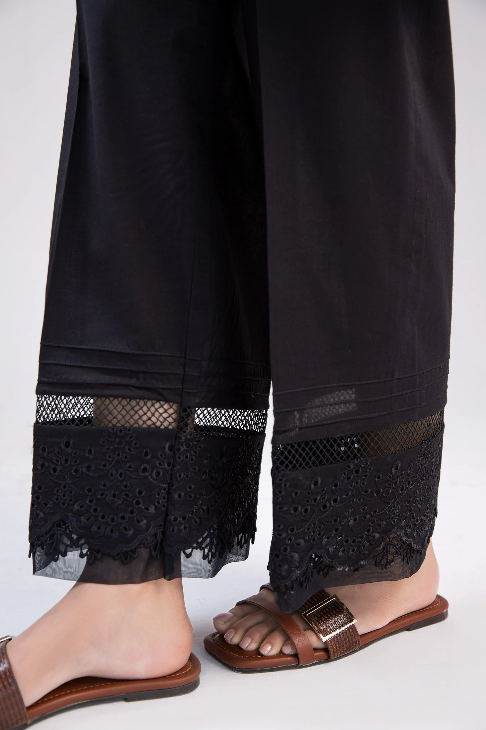 Cambric Straight Trousers - Image 2