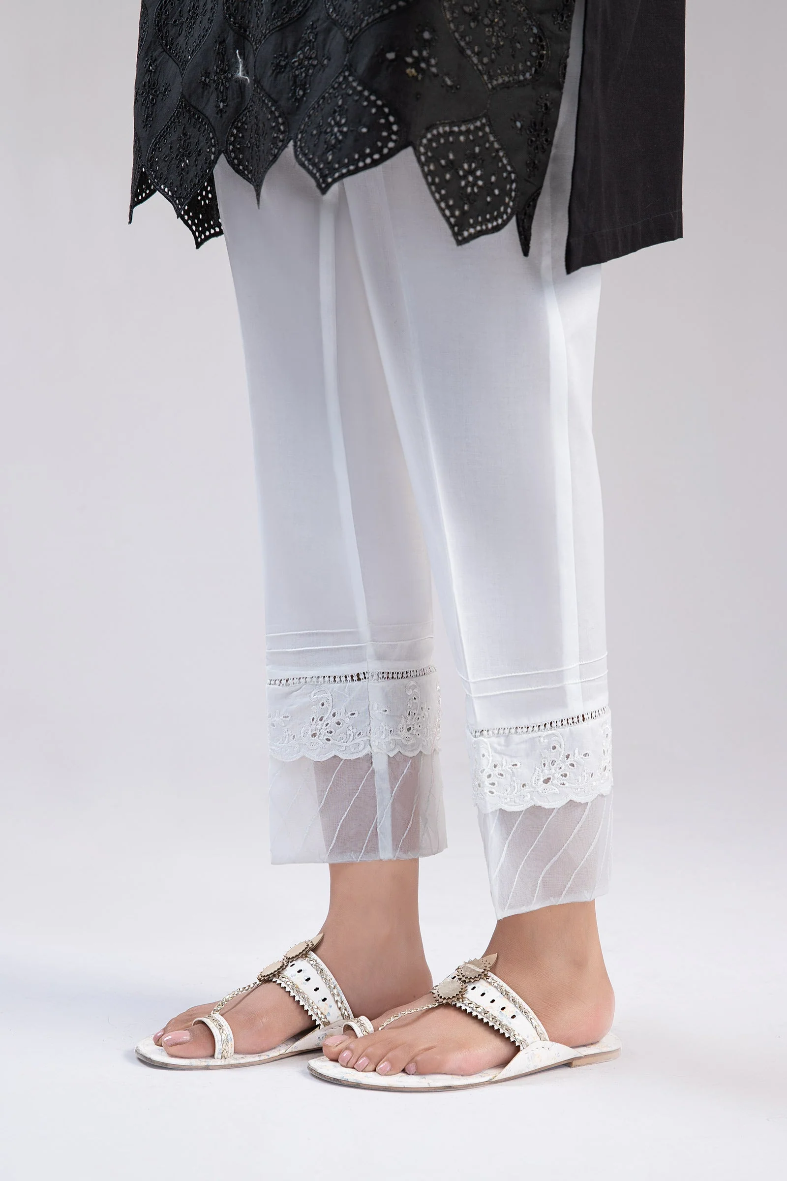 Cambric Straight Trousers - Image 2