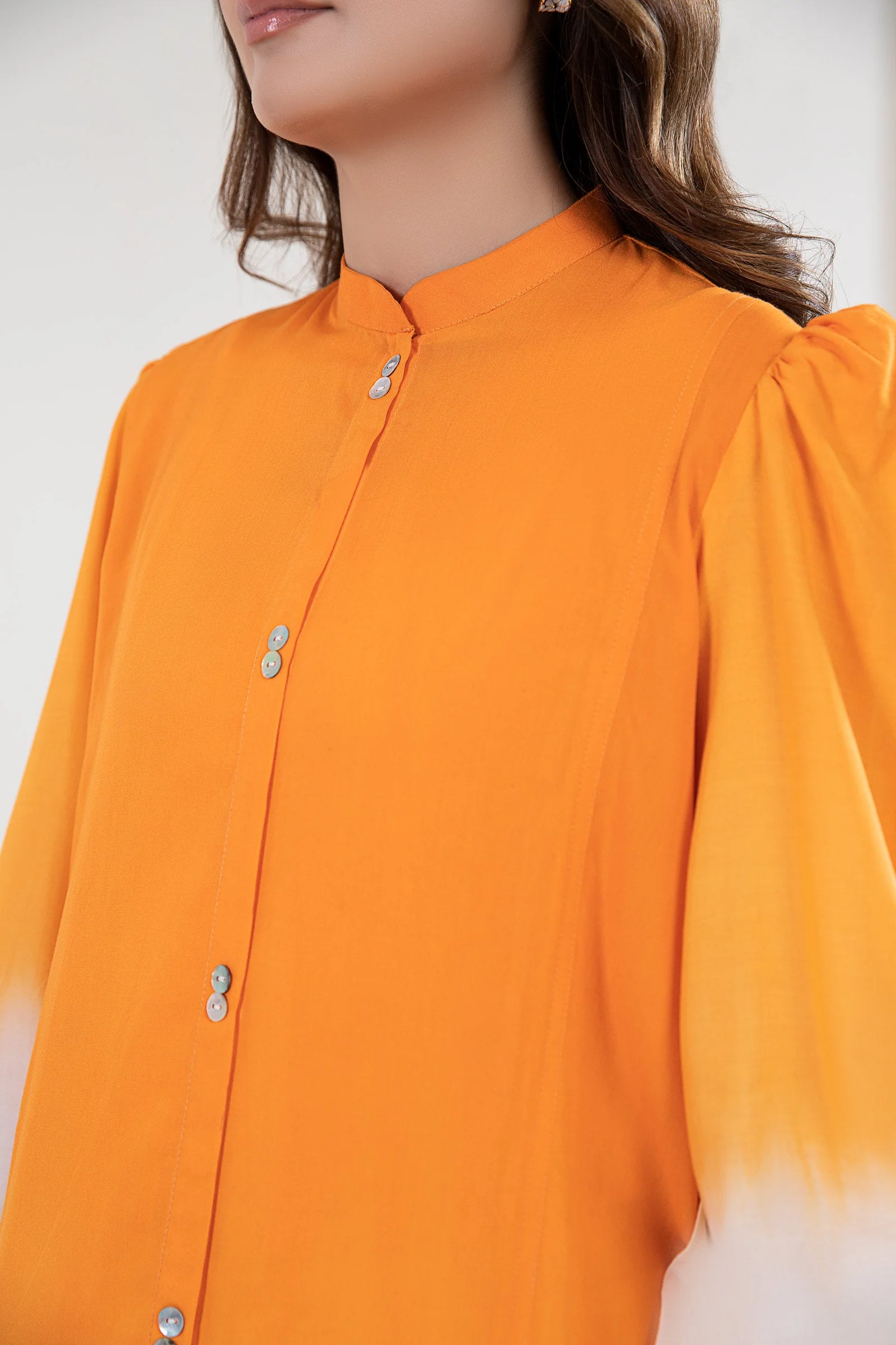 Embroidered Arabic Lawn Tunic - Image 6