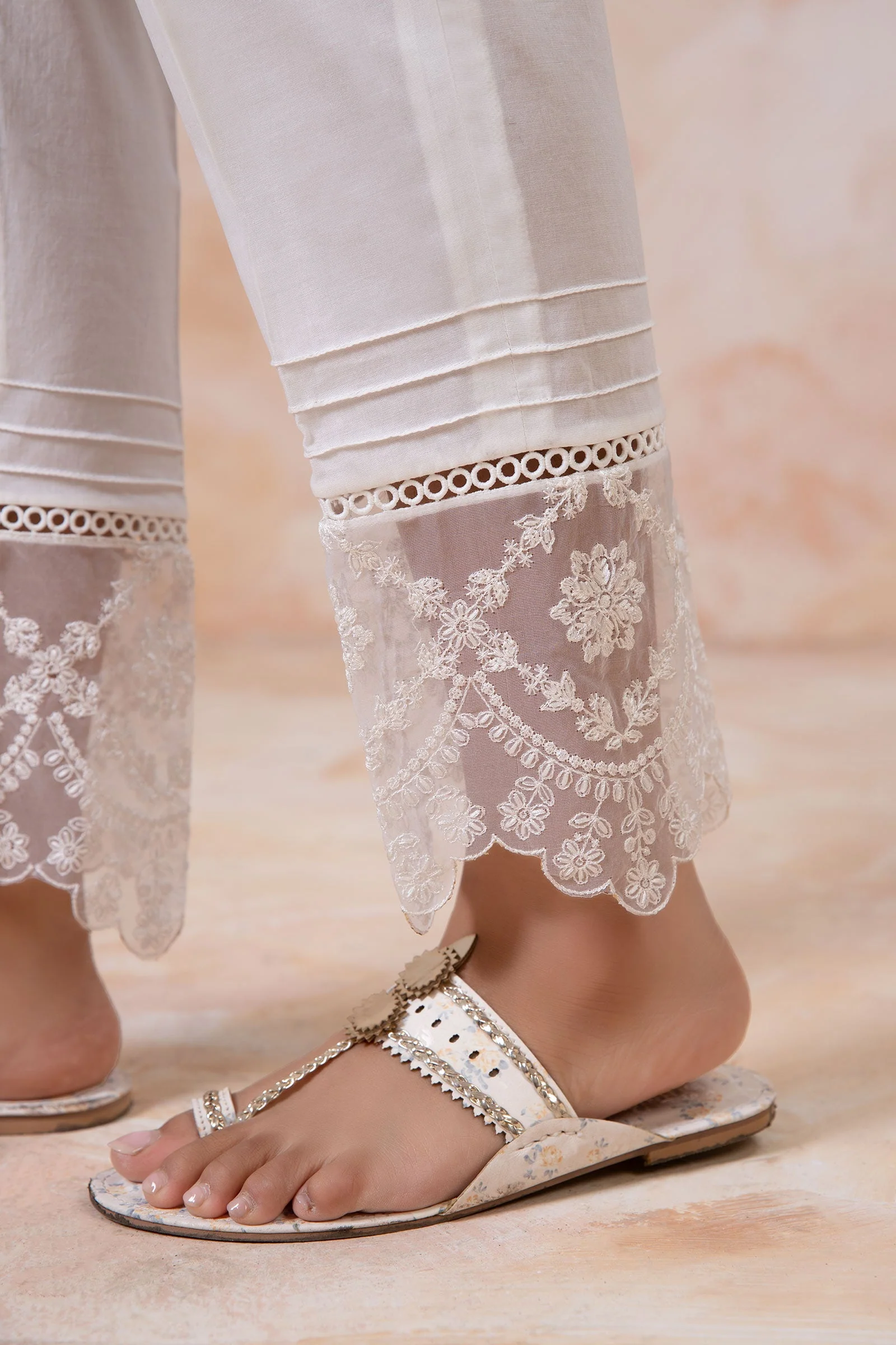 Cambric Straight Trousers - Image 2