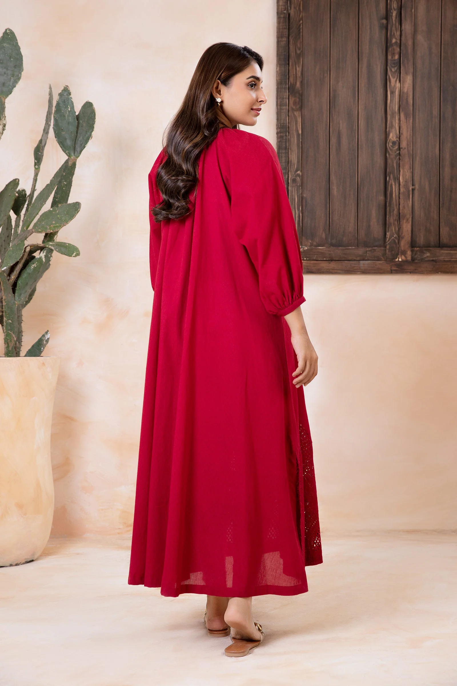 Embroidered Dobby Lawn Tunic - Image 6