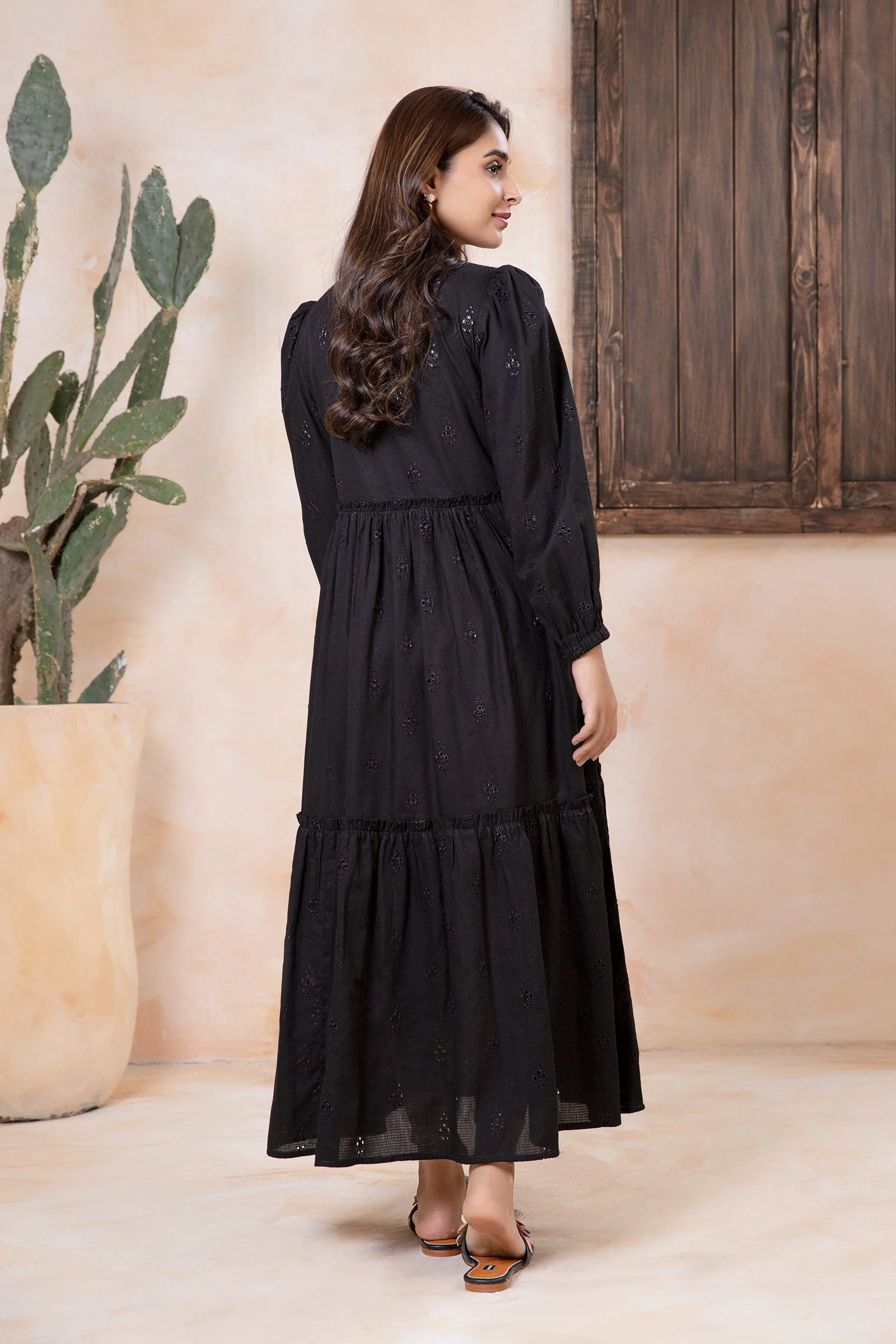 Embroidered Lawn Dress - Image 6