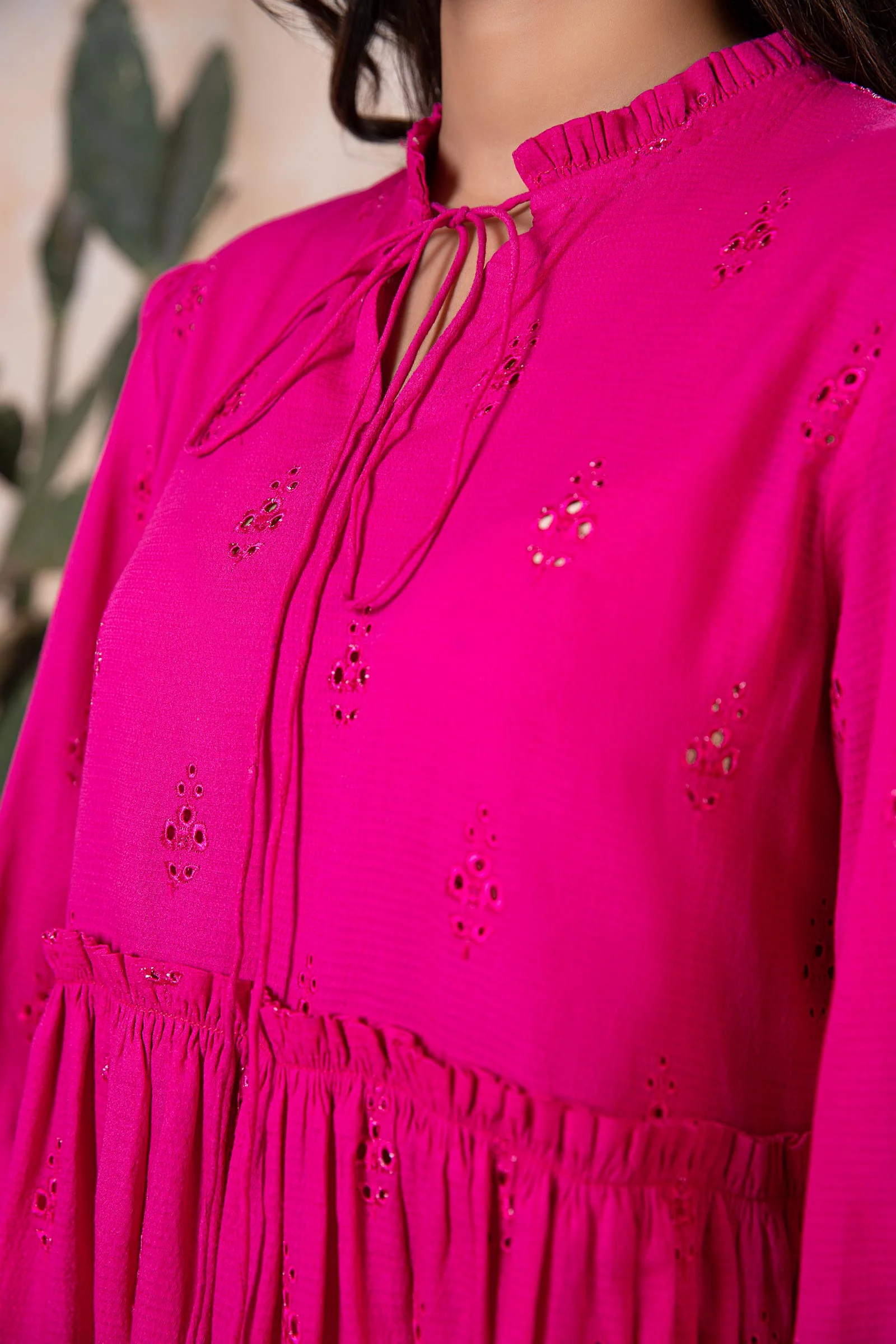 Embroidered Lawn Dress - Image 4