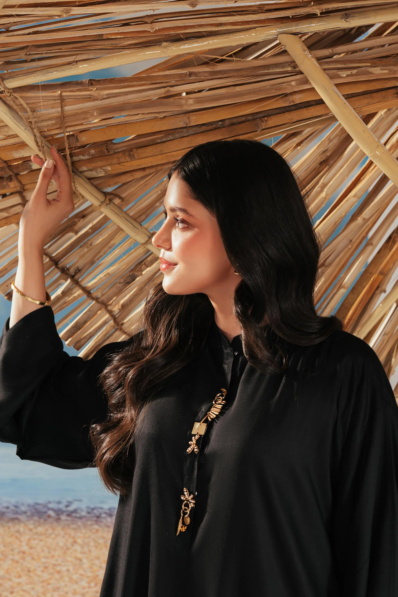 2 Piece Solid Arabic Lawn Suit - Image 6