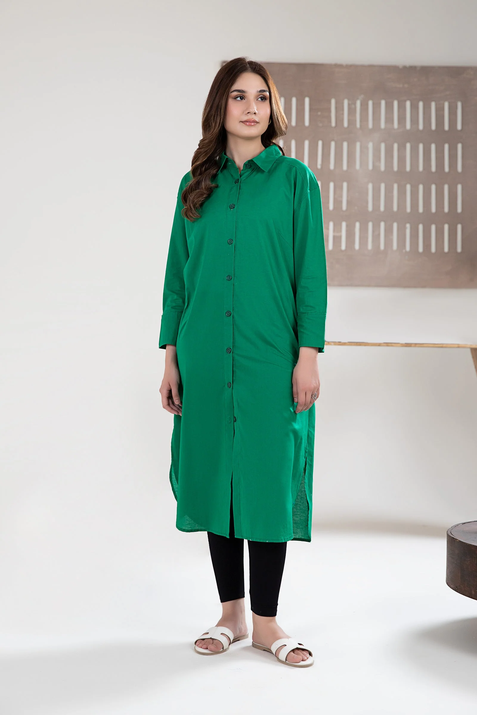 Solid Cambric Tunic