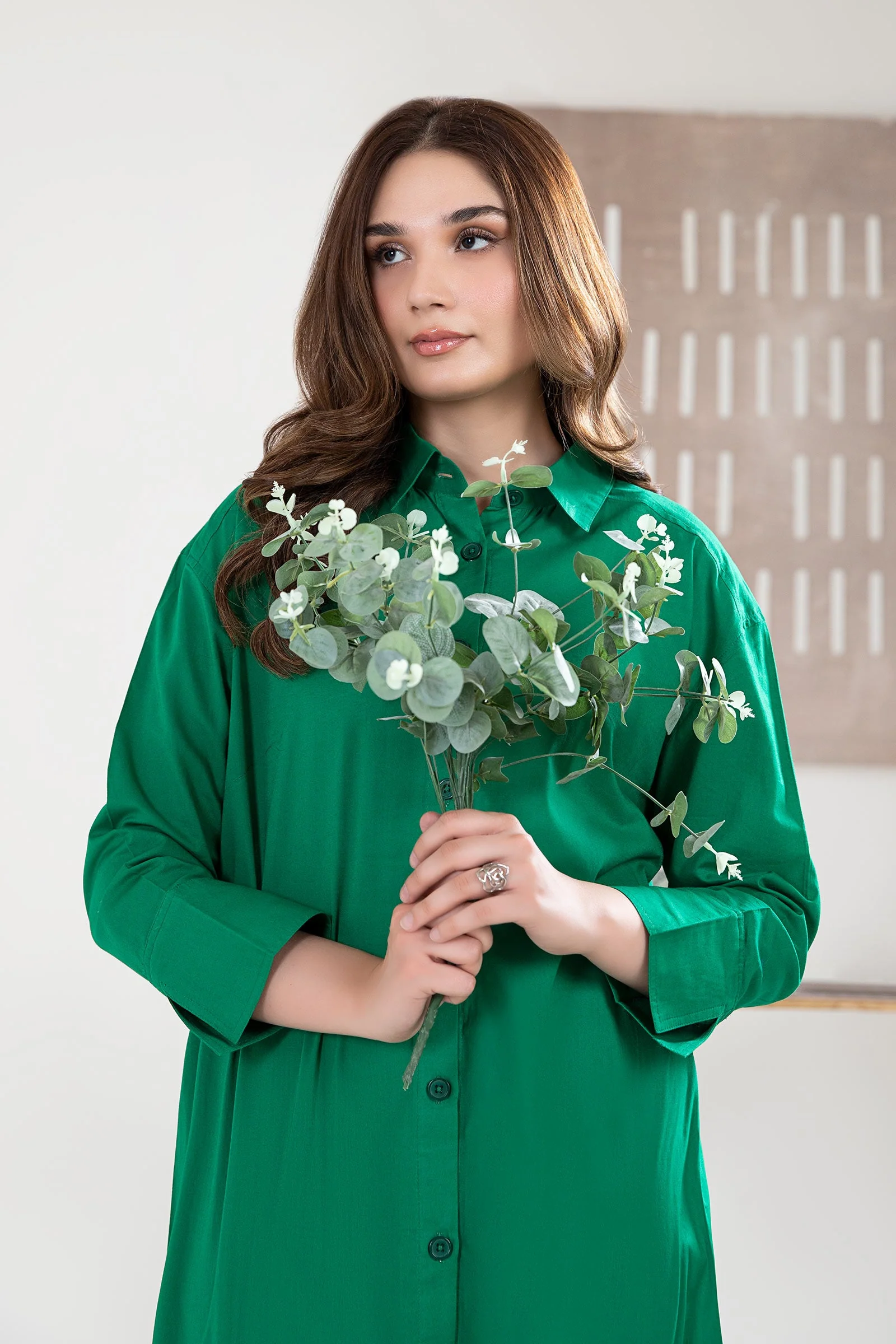 Solid Cambric Tunic - Image 2