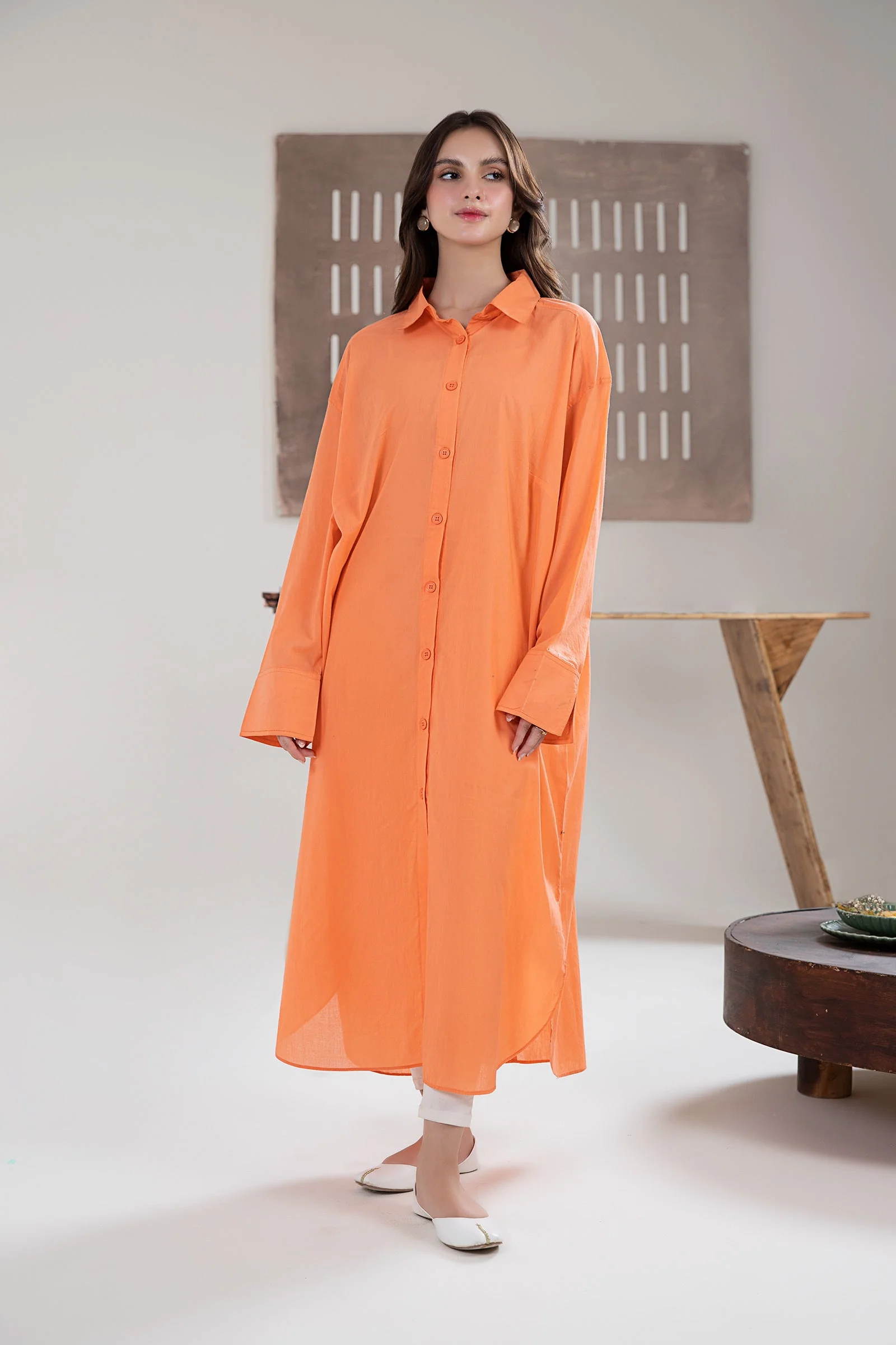 Solid Cambric Tunic