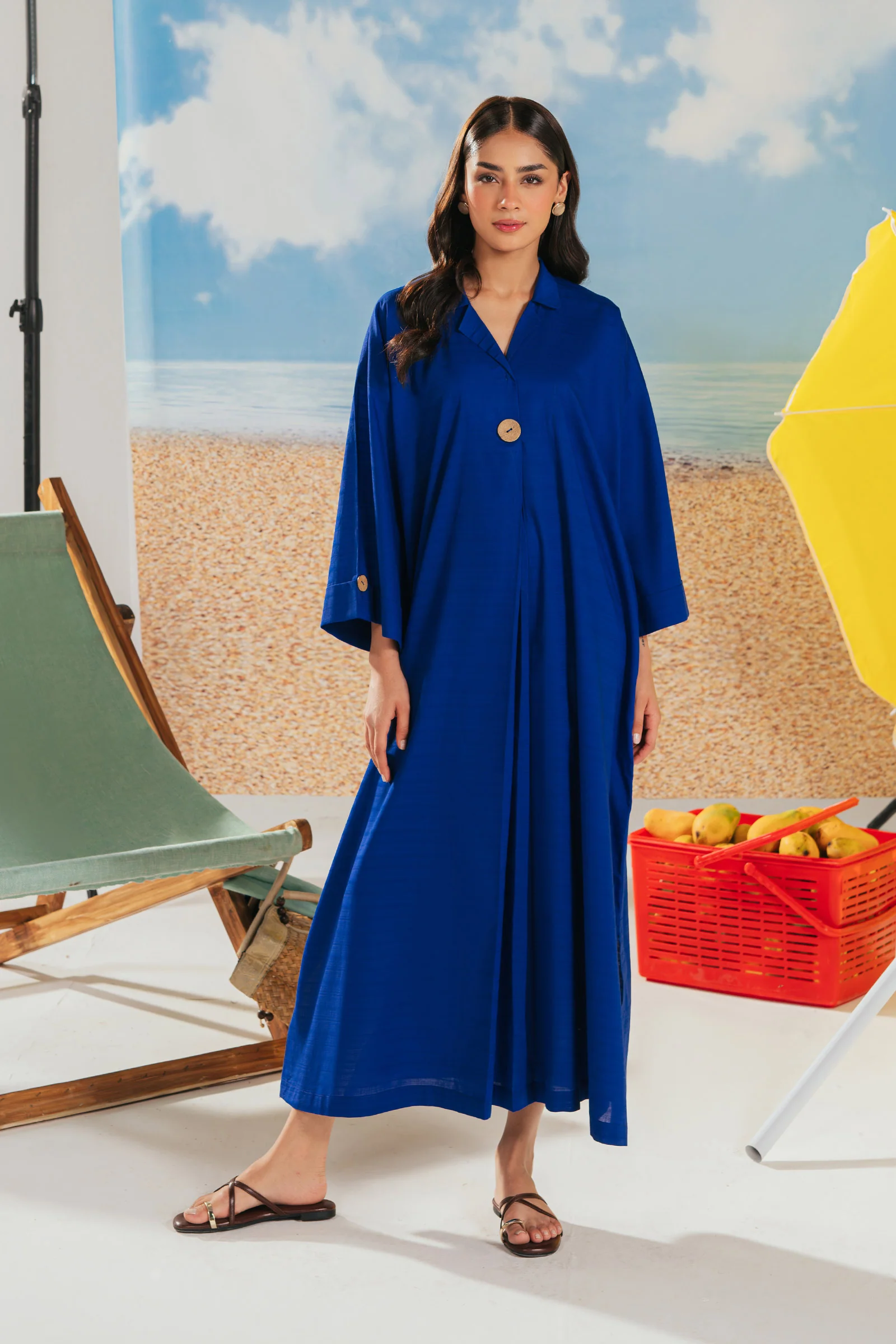 Solid Dobby Lawn Tunic