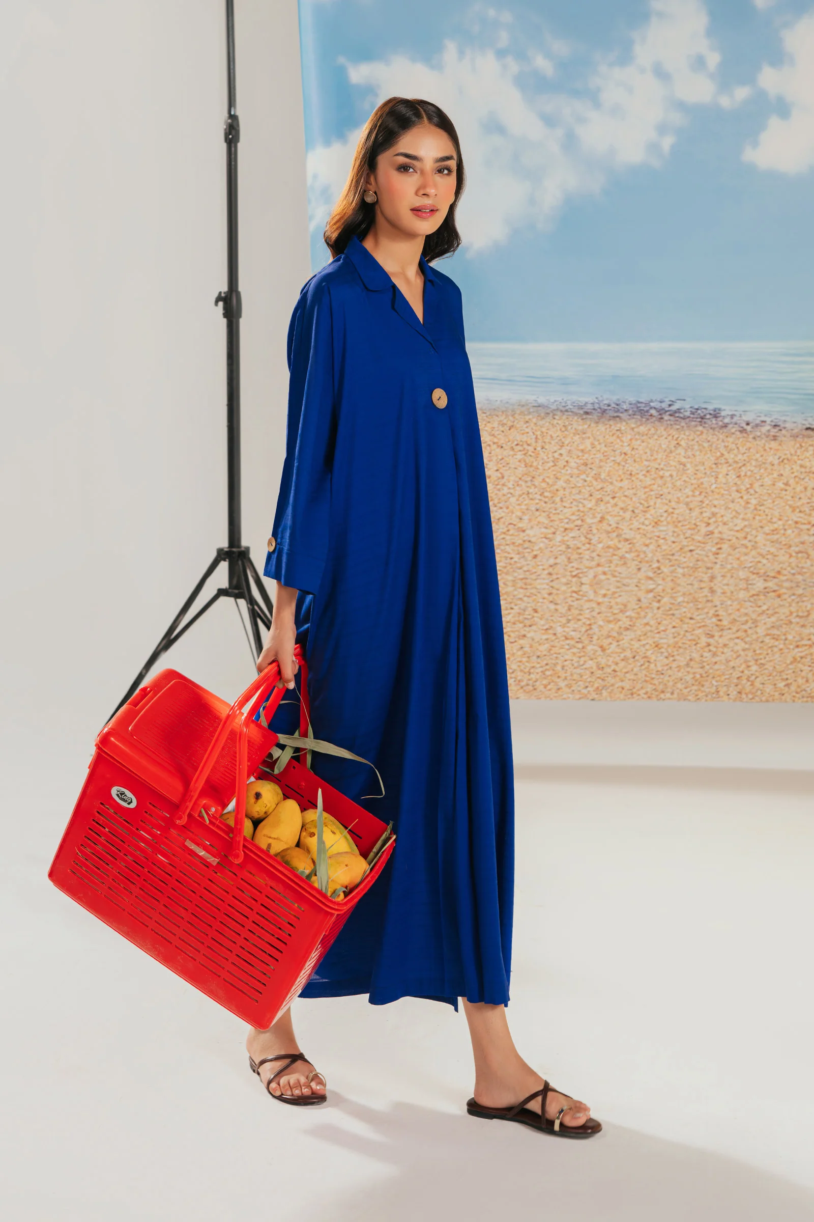 Solid Dobby Lawn Tunic - Image 5