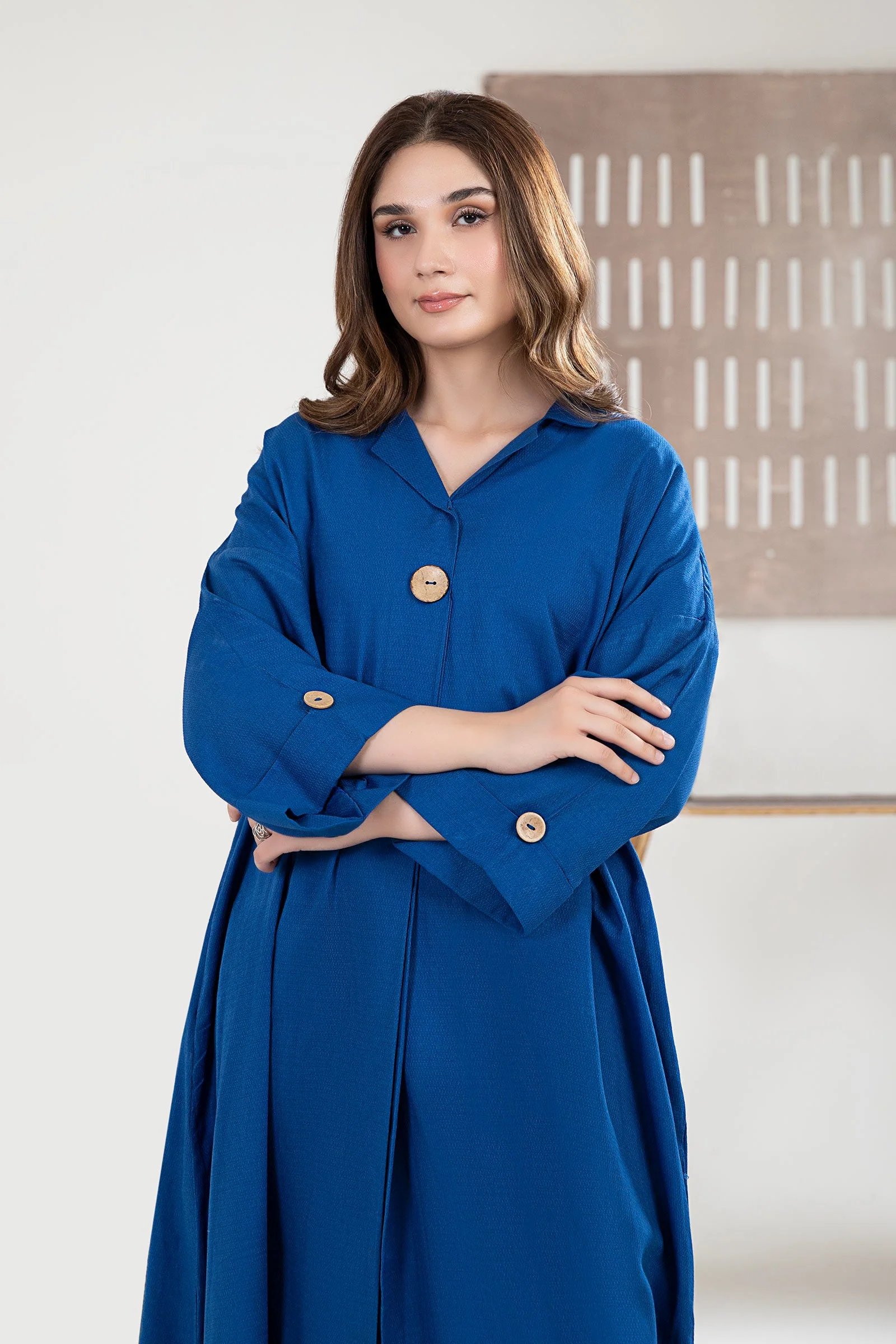 Solid Dobby Lawn Tunic - Image 8