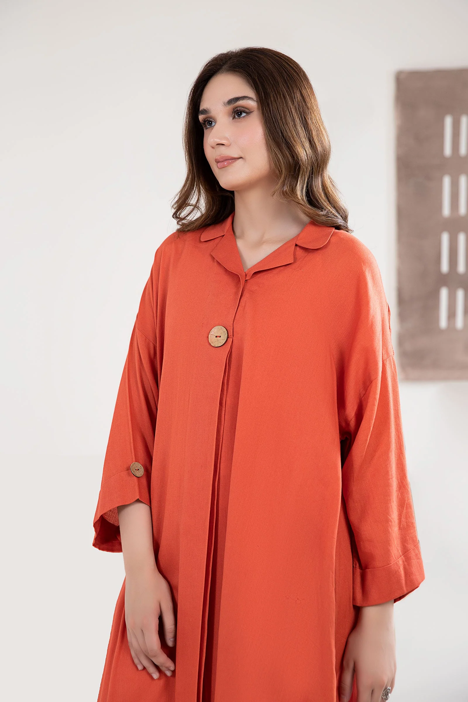 Solid Dobby Lawn Tunic - Image 2