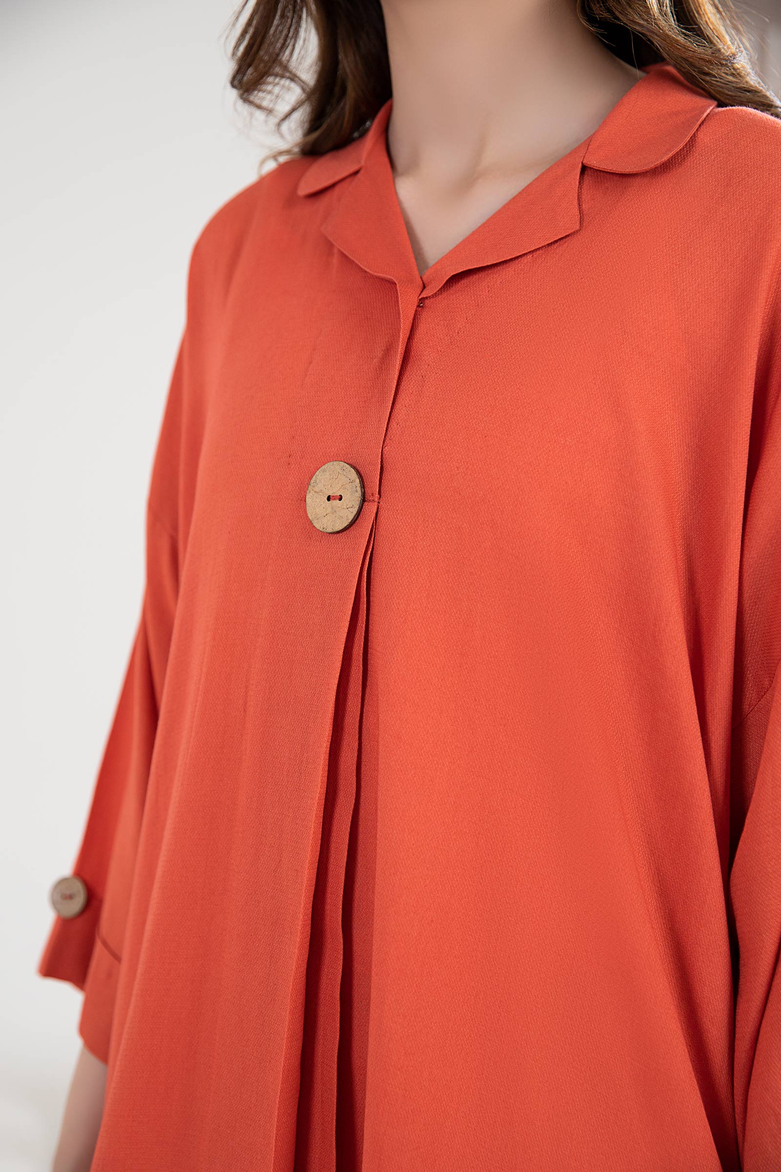 Solid Dobby Lawn Tunic - Image 3
