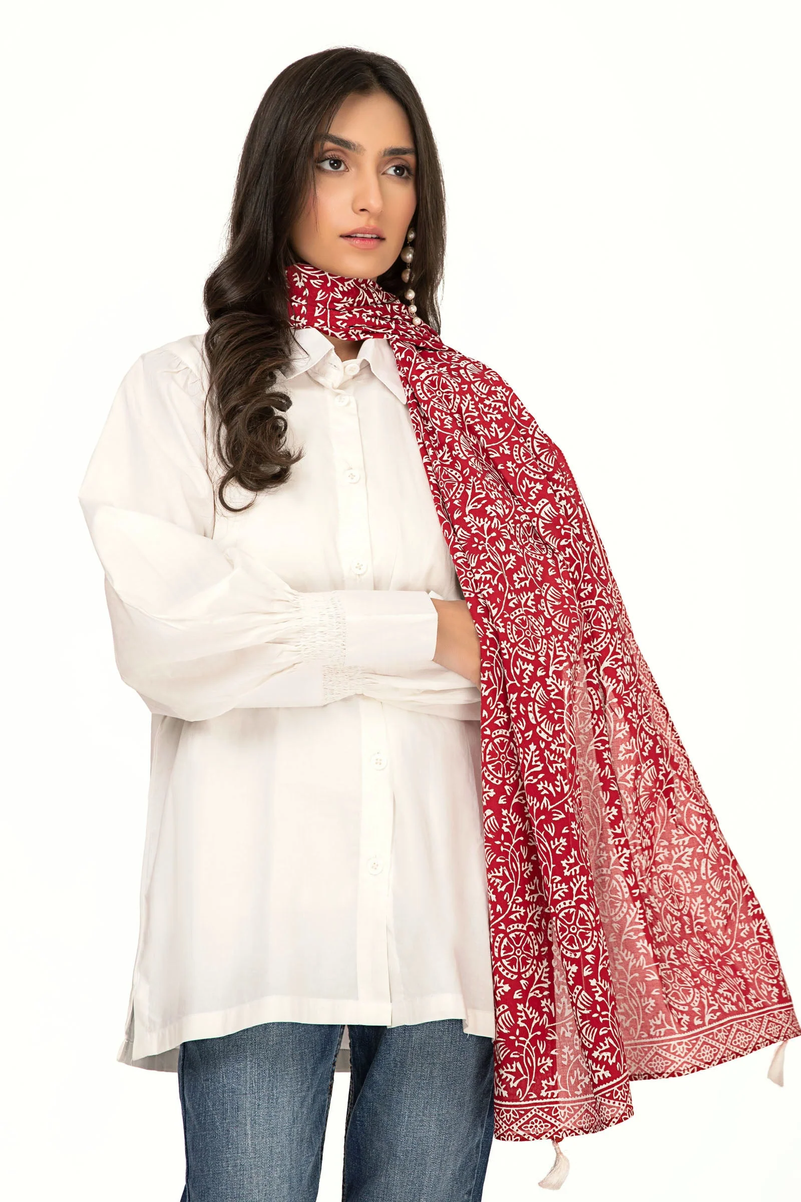 Scarf Red MB-EF23-137 - Image 2
