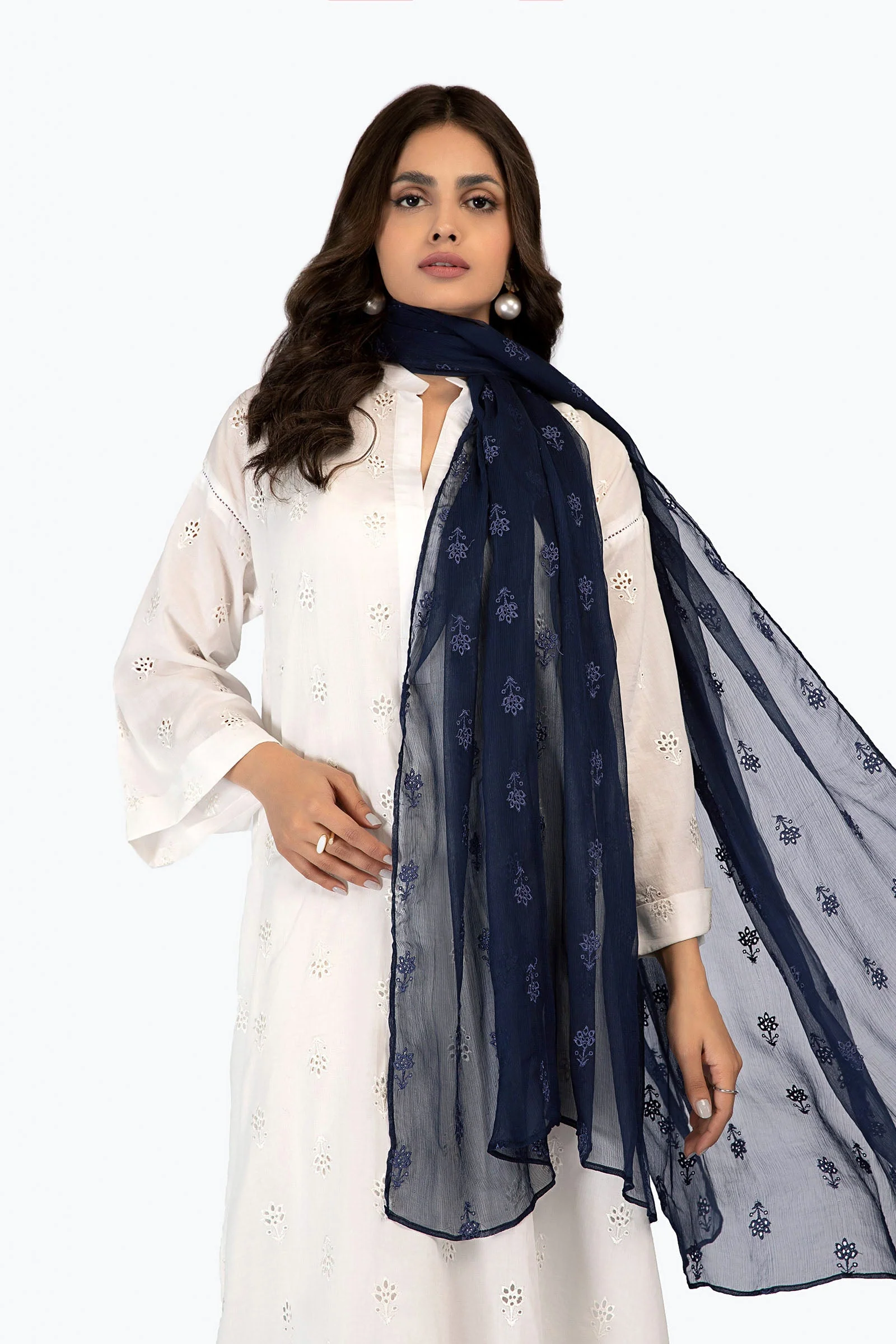 Scarf Blue MB-EF23-154 - Image 2
