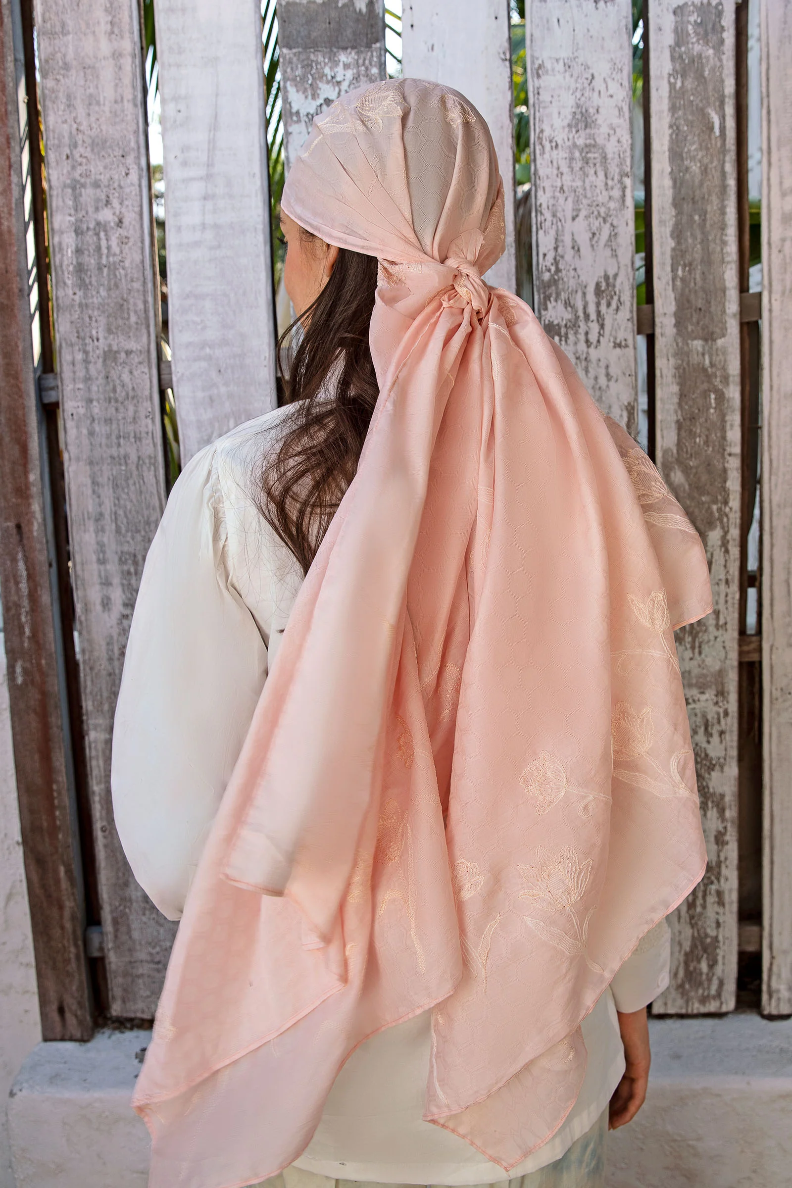 Scarf Peach MB-EF23-187 - Image 2