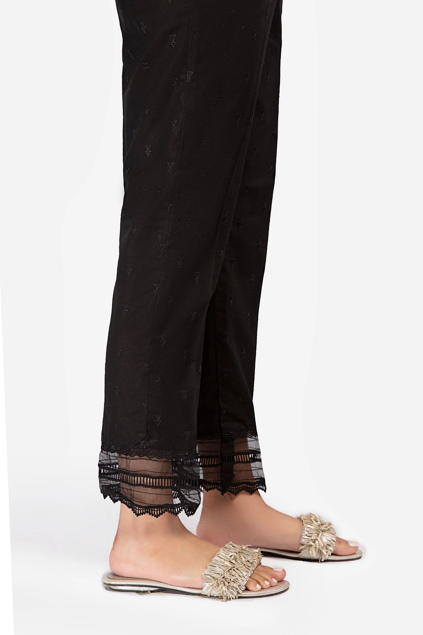 Embroidered Cambric Trouser | MB-EF23-90 - Image 2
