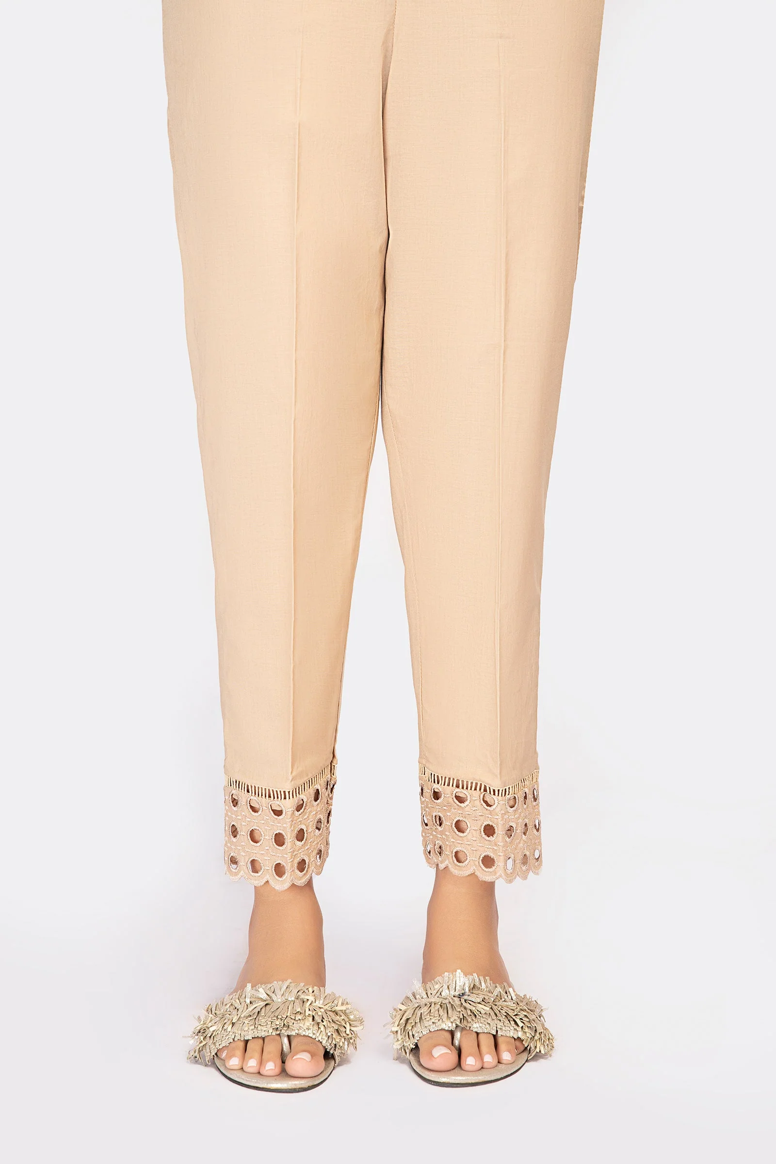 Embroidered Cambric Trouser