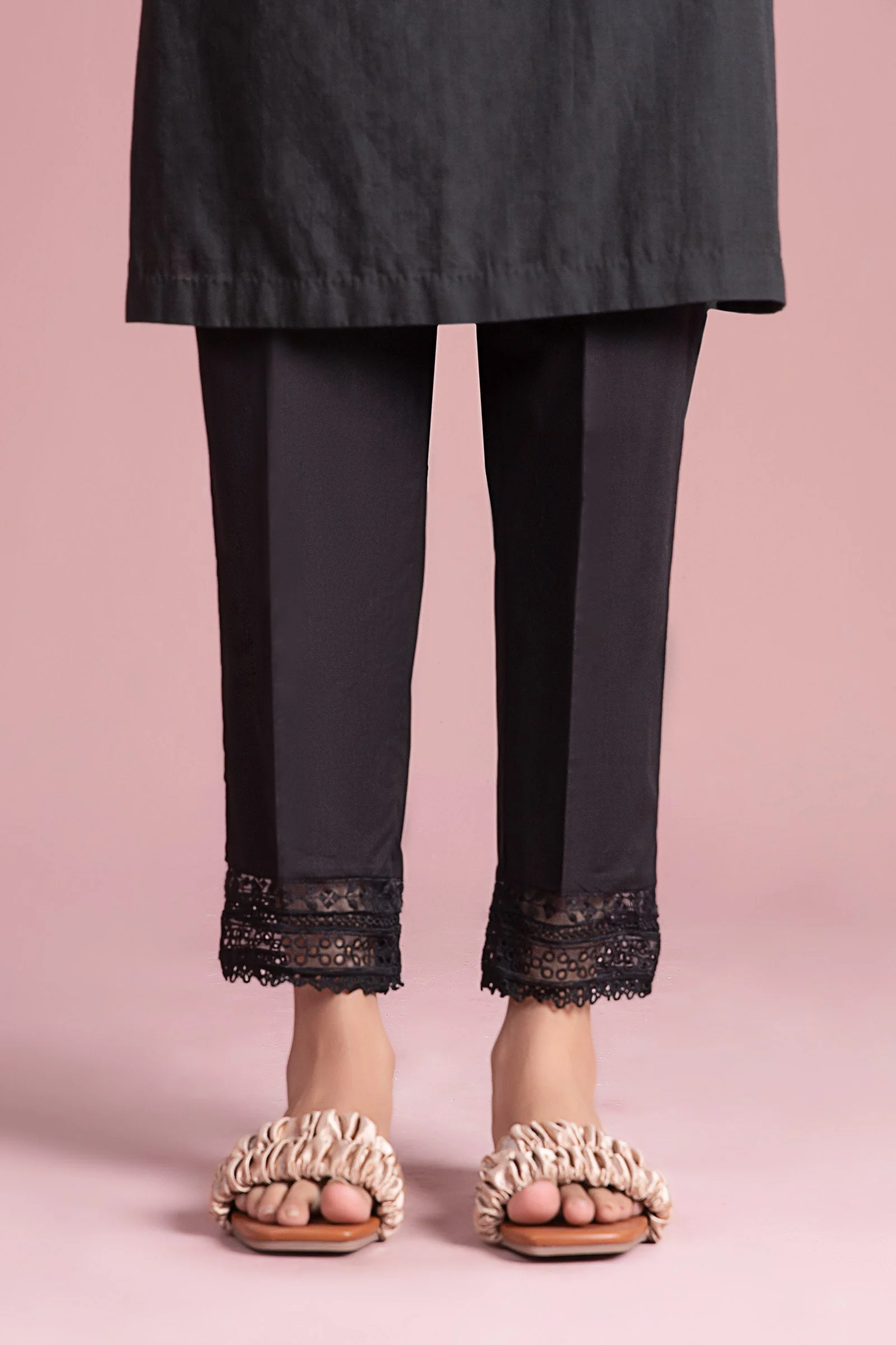 Cambric Straight Trousers - Image 2