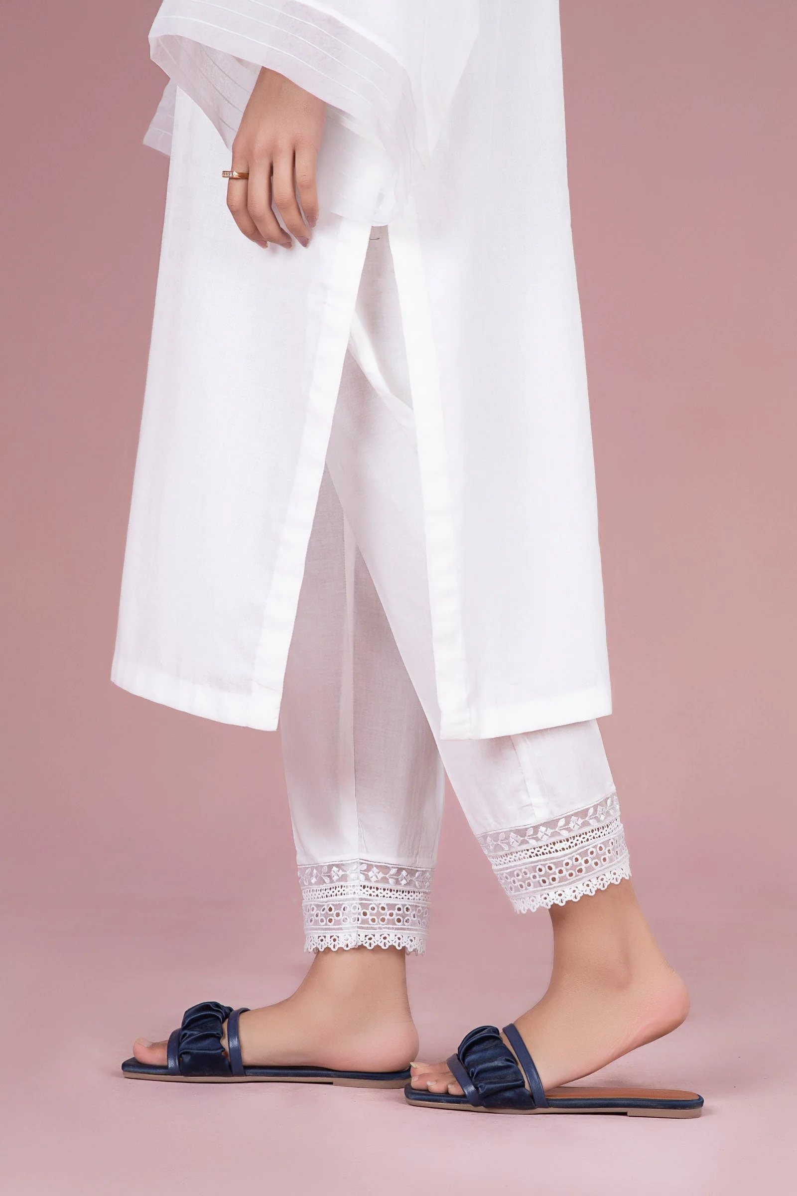Cambric Straight Trousers - Image 3