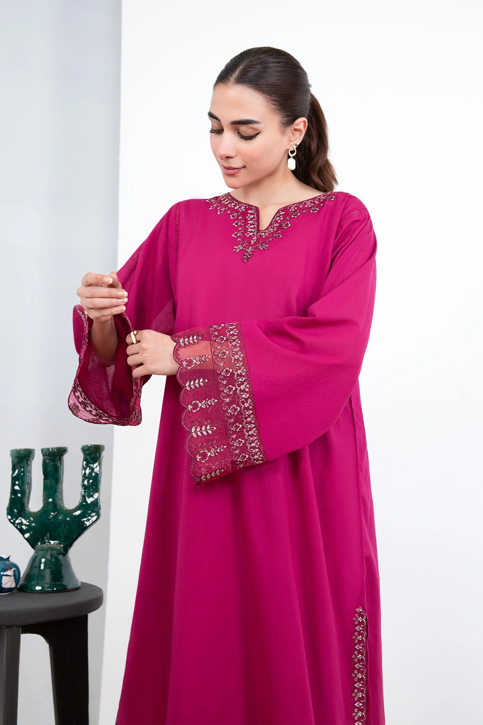 2 Piece Embroidered Lawn Suit - Image 2