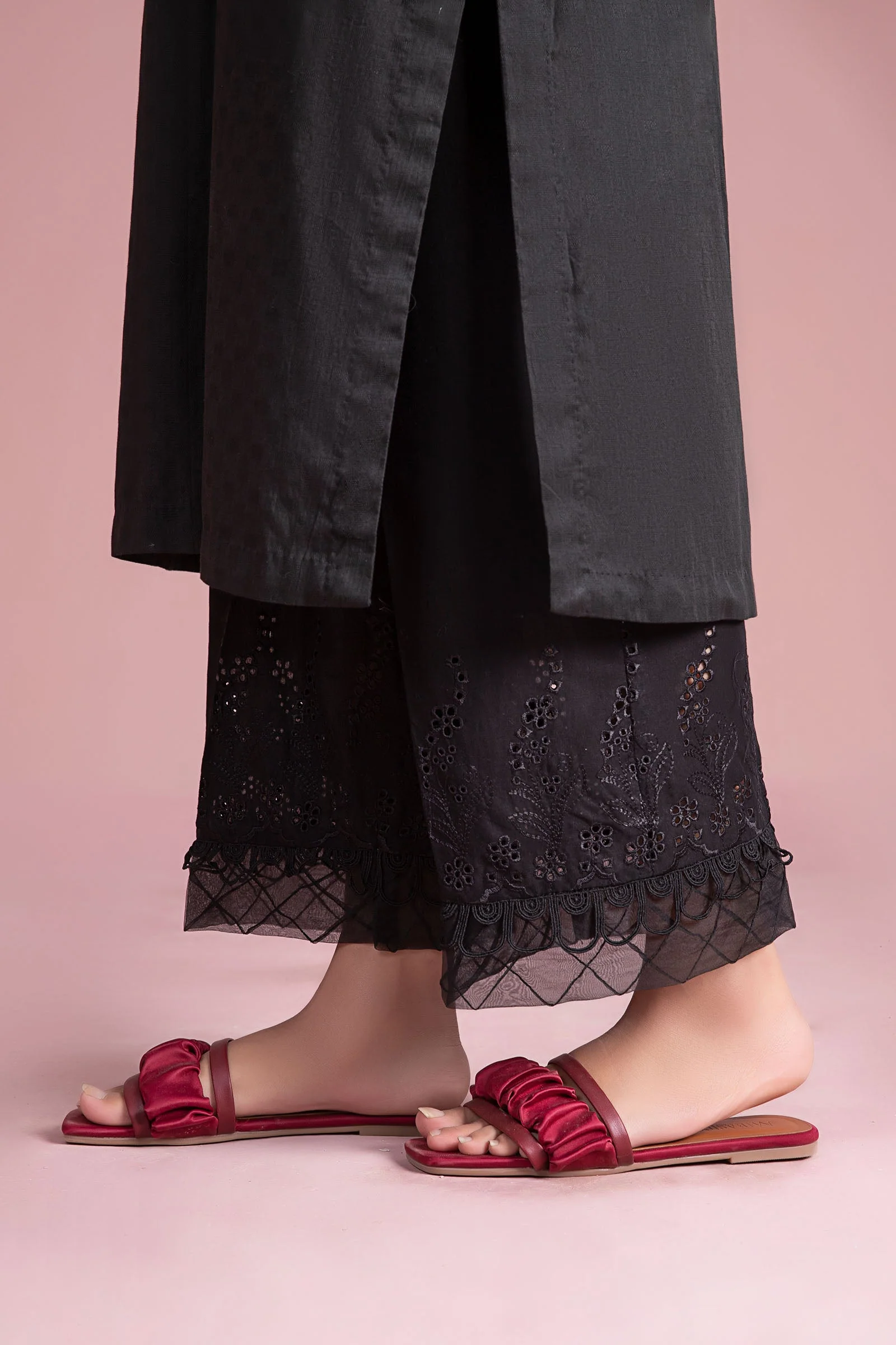 Cambric Cropped Trousers