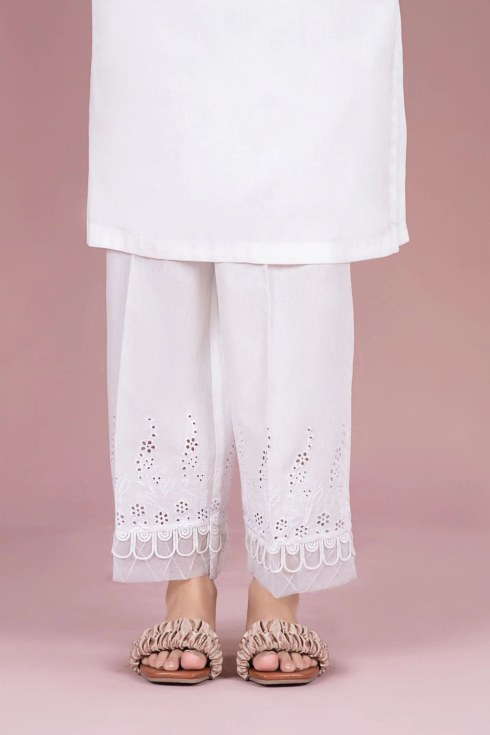 Cambric Cropped Trousers