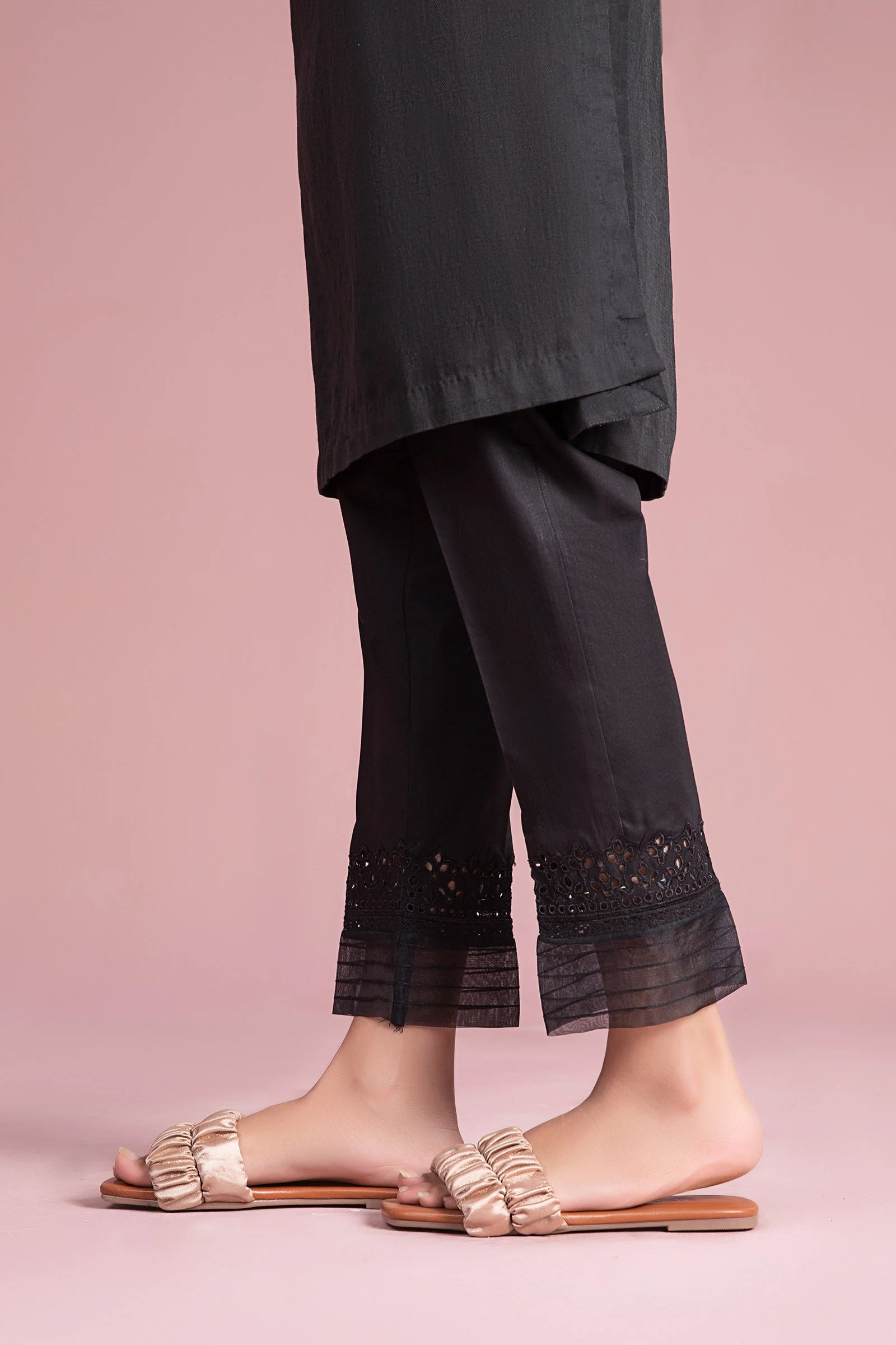 Cambric Straight Trousers - Image 2
