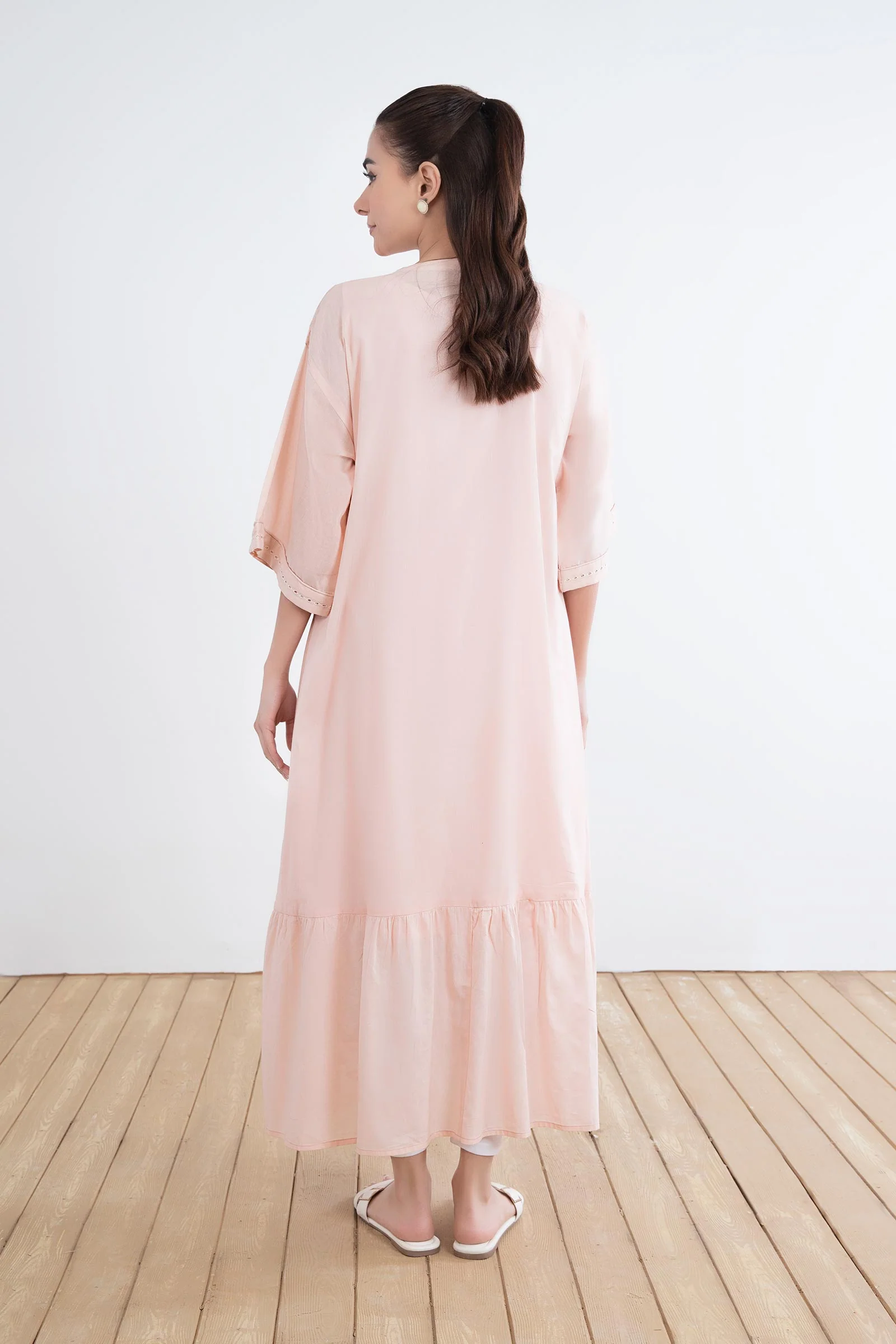 Embroidered Lawn Dress - Image 6
