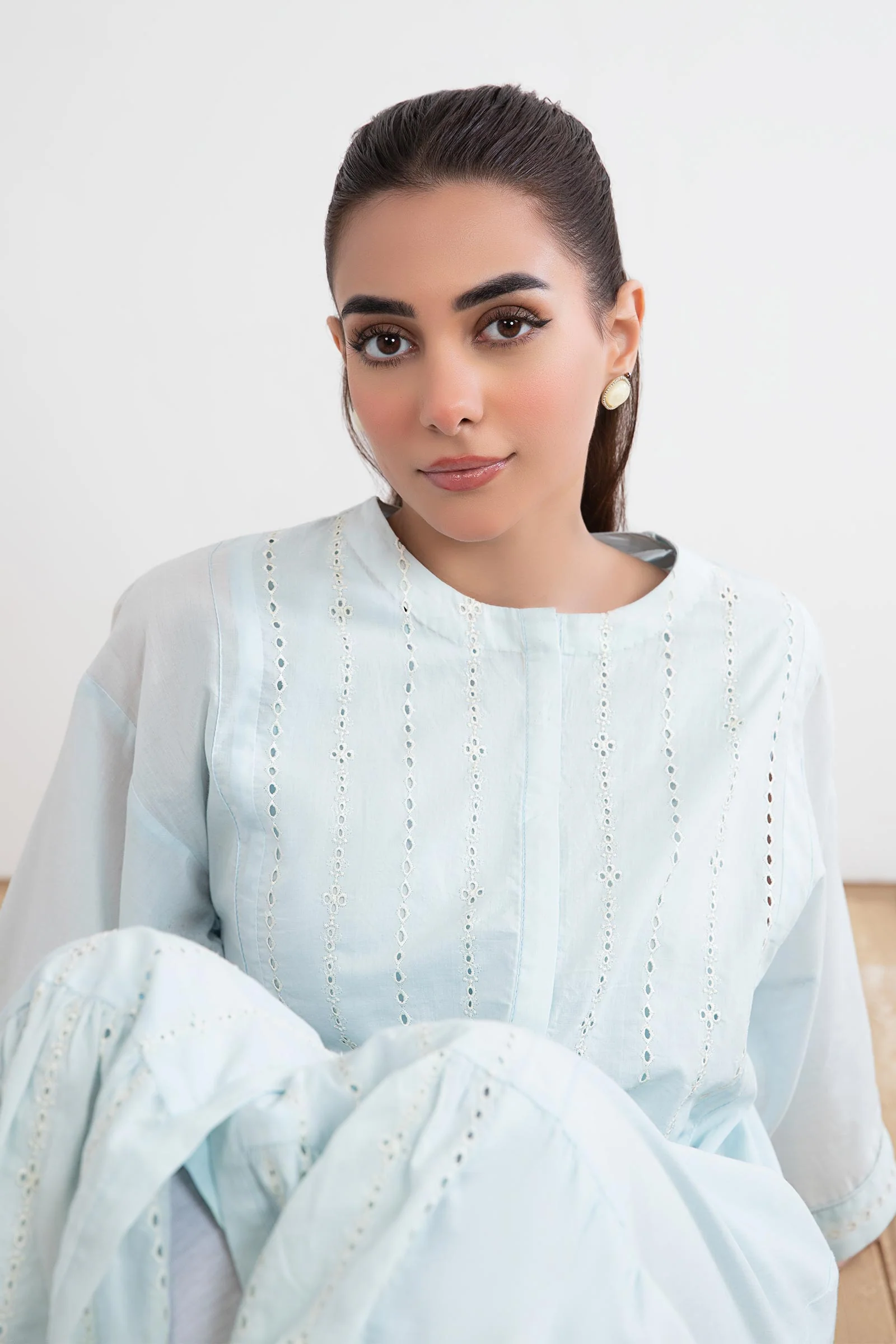 Embroidered Lawn Dress - Image 4