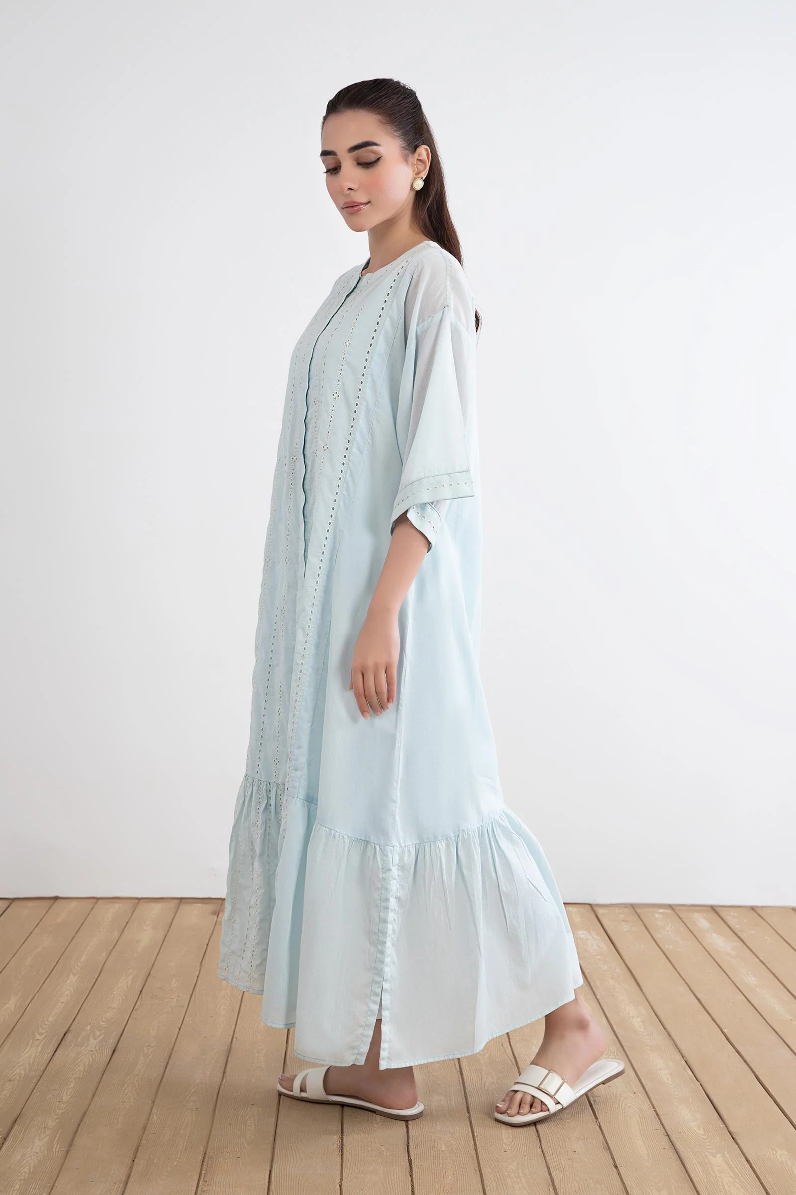 Embroidered Lawn Dress - Image 6