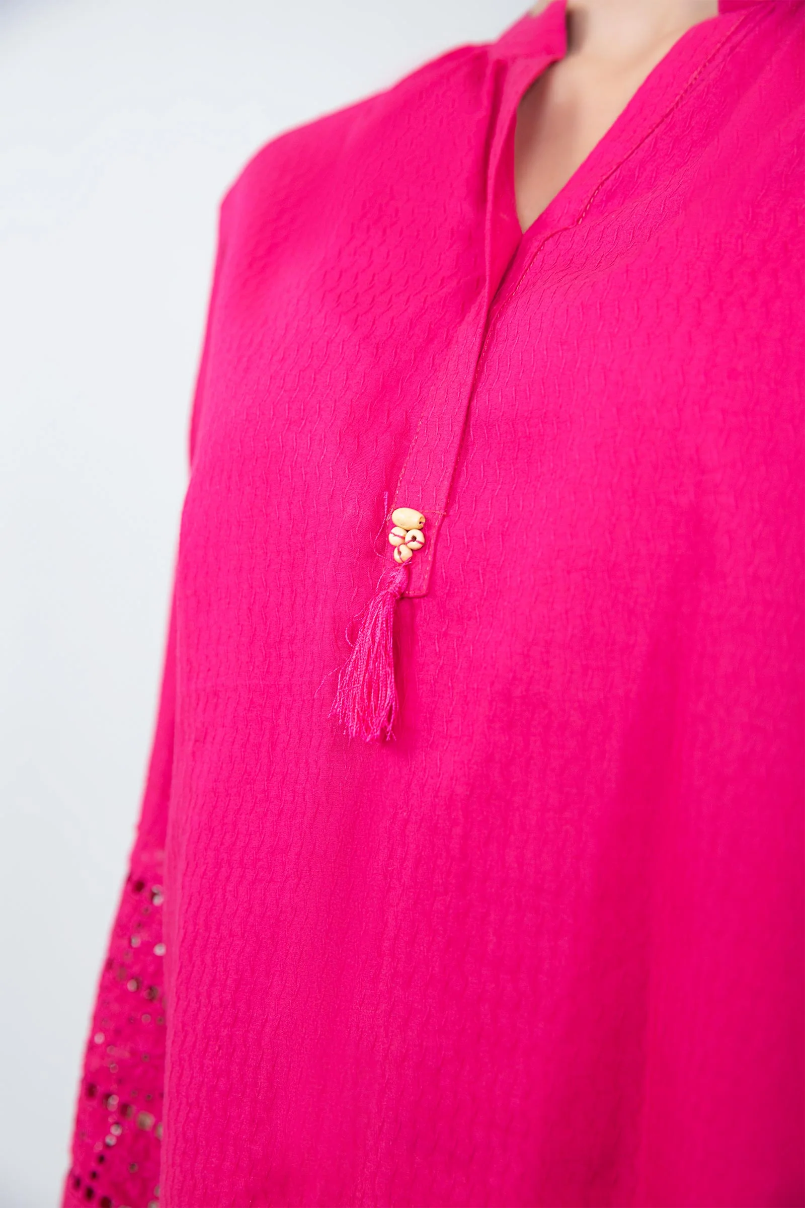 2 Piece Dyed Dobby Lawn Suit - Image 6