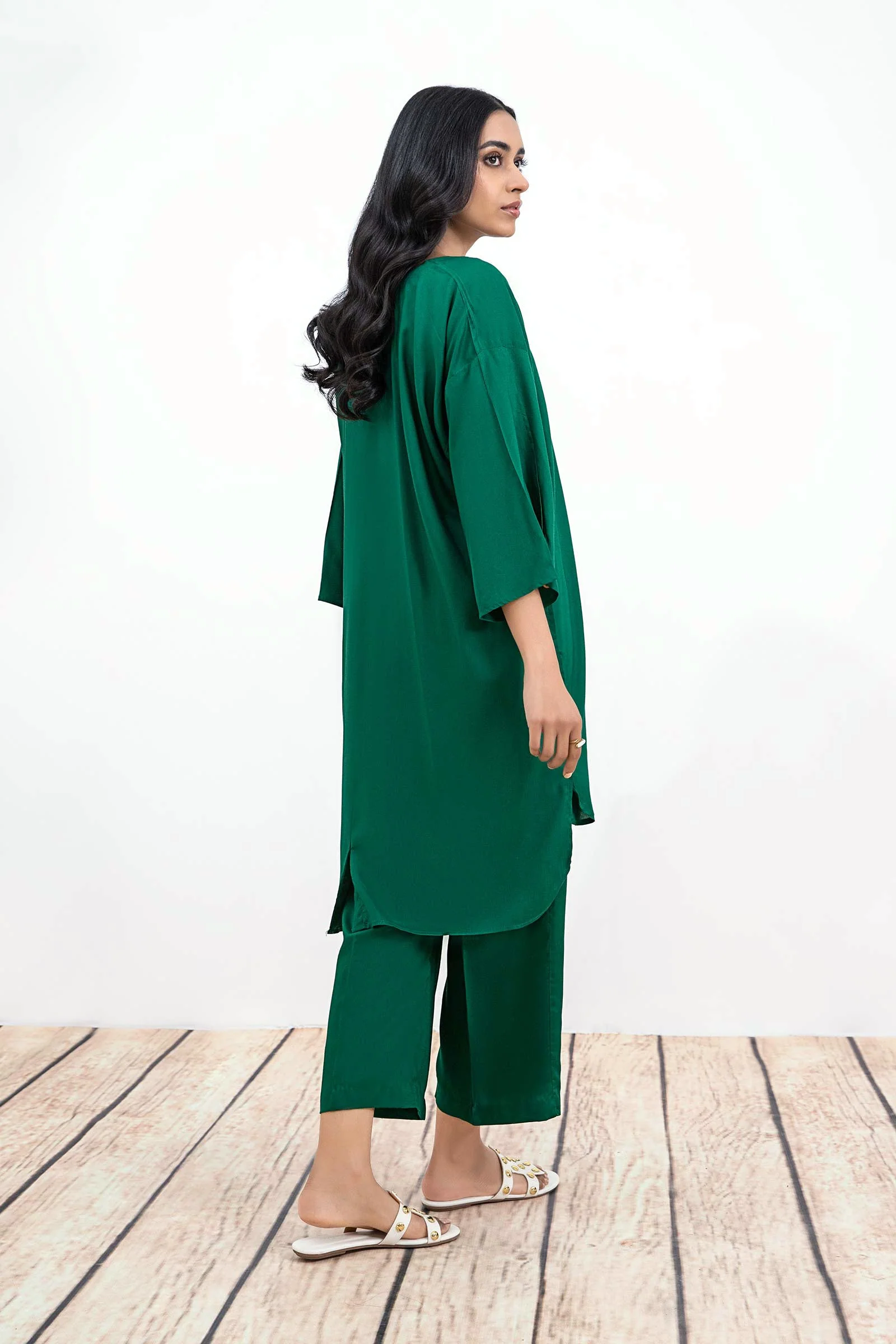 Dyed Arabic Lawn Co-Ord Set - Image 6