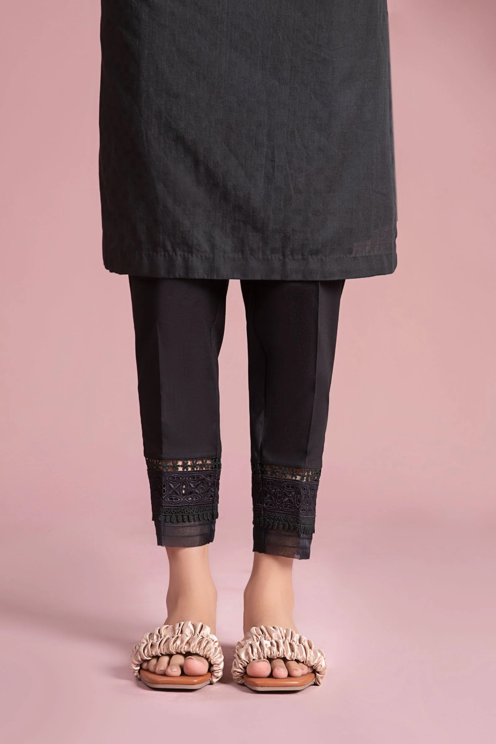 Cambric Straight Trousers - Image 2