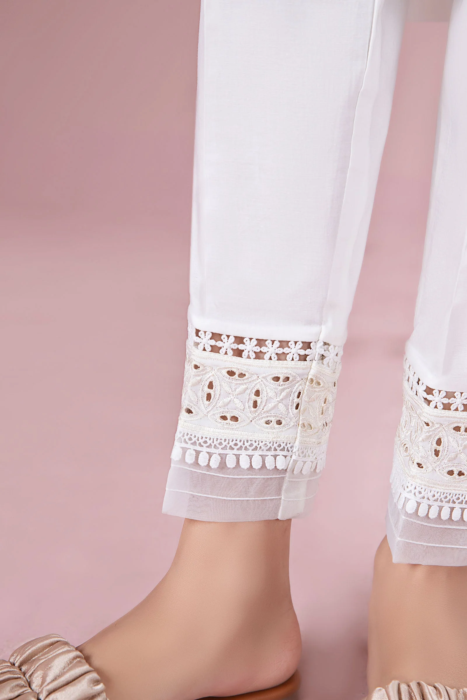 Cambric Straight Trousers - Image 2