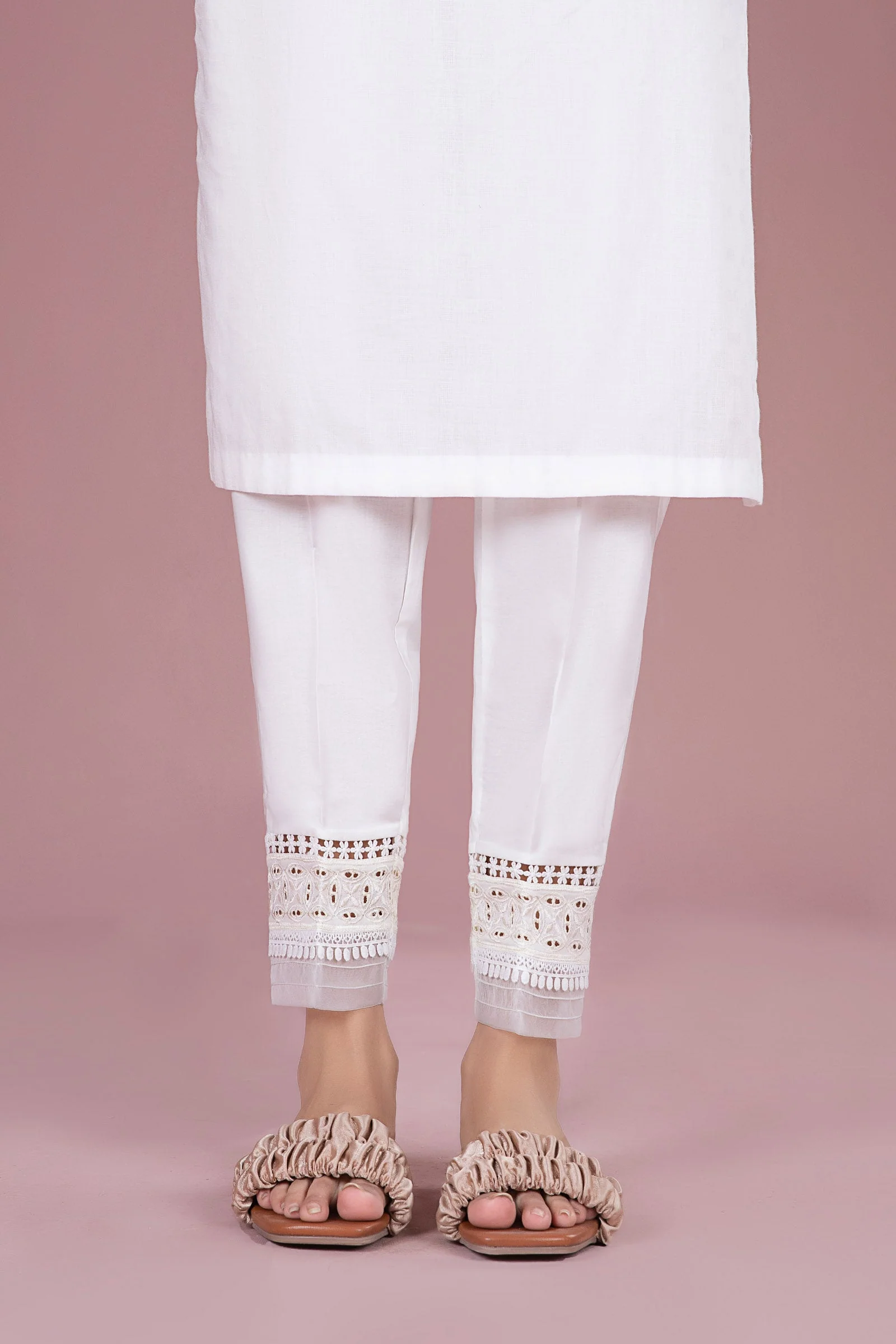 Cambric Straight Trousers - Image 3